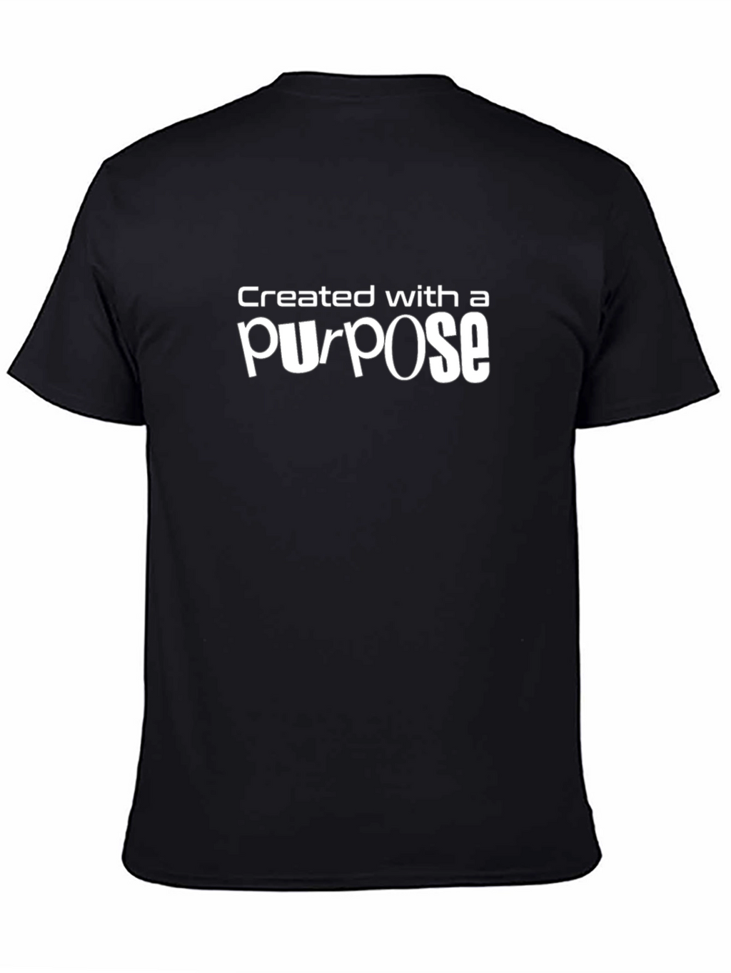 Created with a Purpose Black T-Shirt