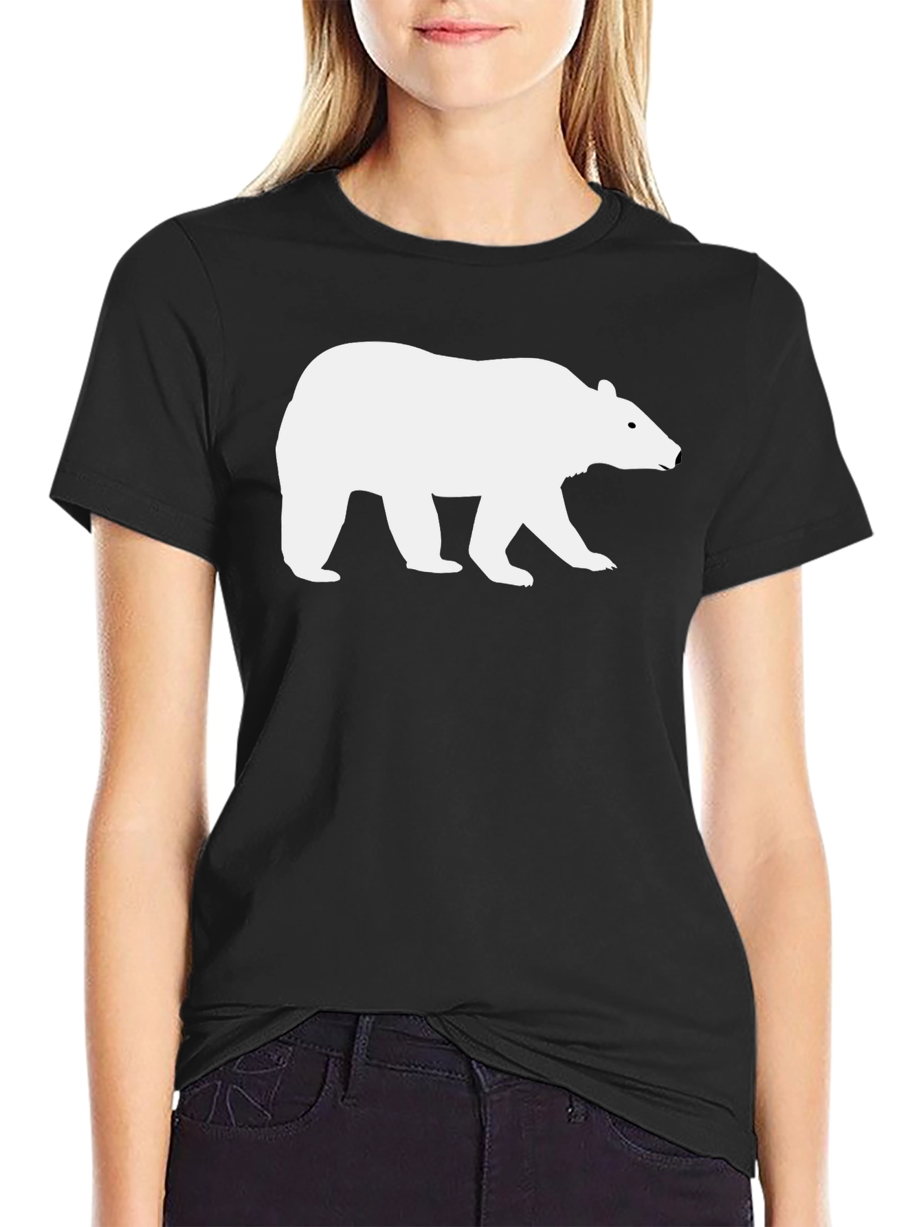 Black Bear Graphic Tee - Animal Lover T-Shirt
