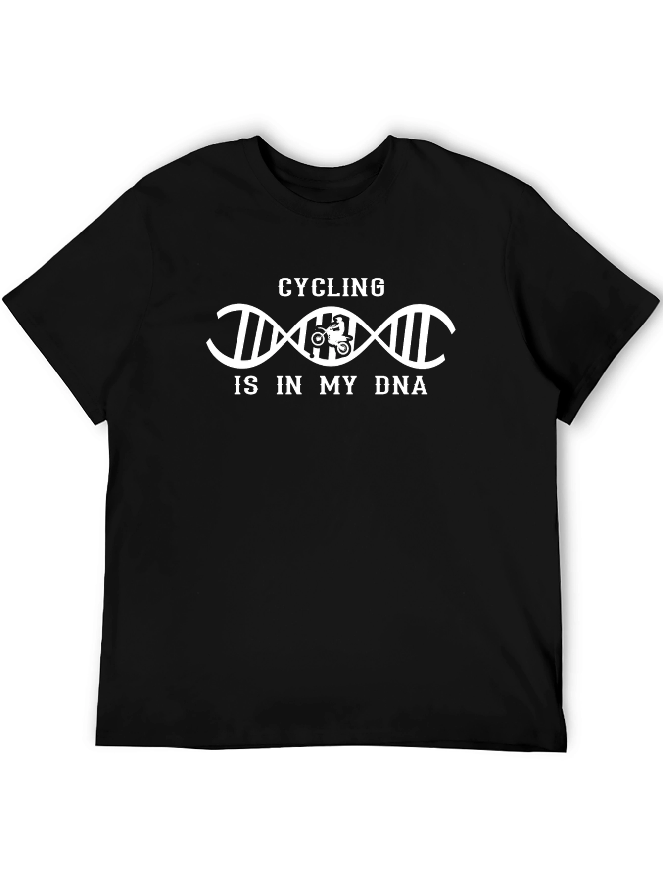 Cycling DNA T-Shirt - Passionate Cyclist Design