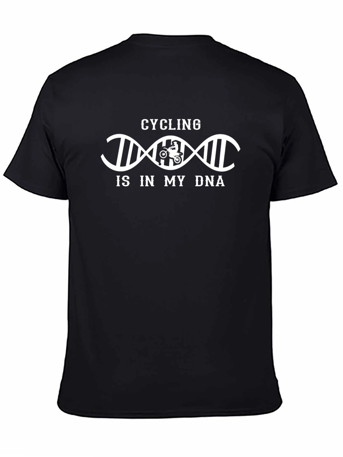 Cycling DNA T-Shirt - Passionate Cyclist Design