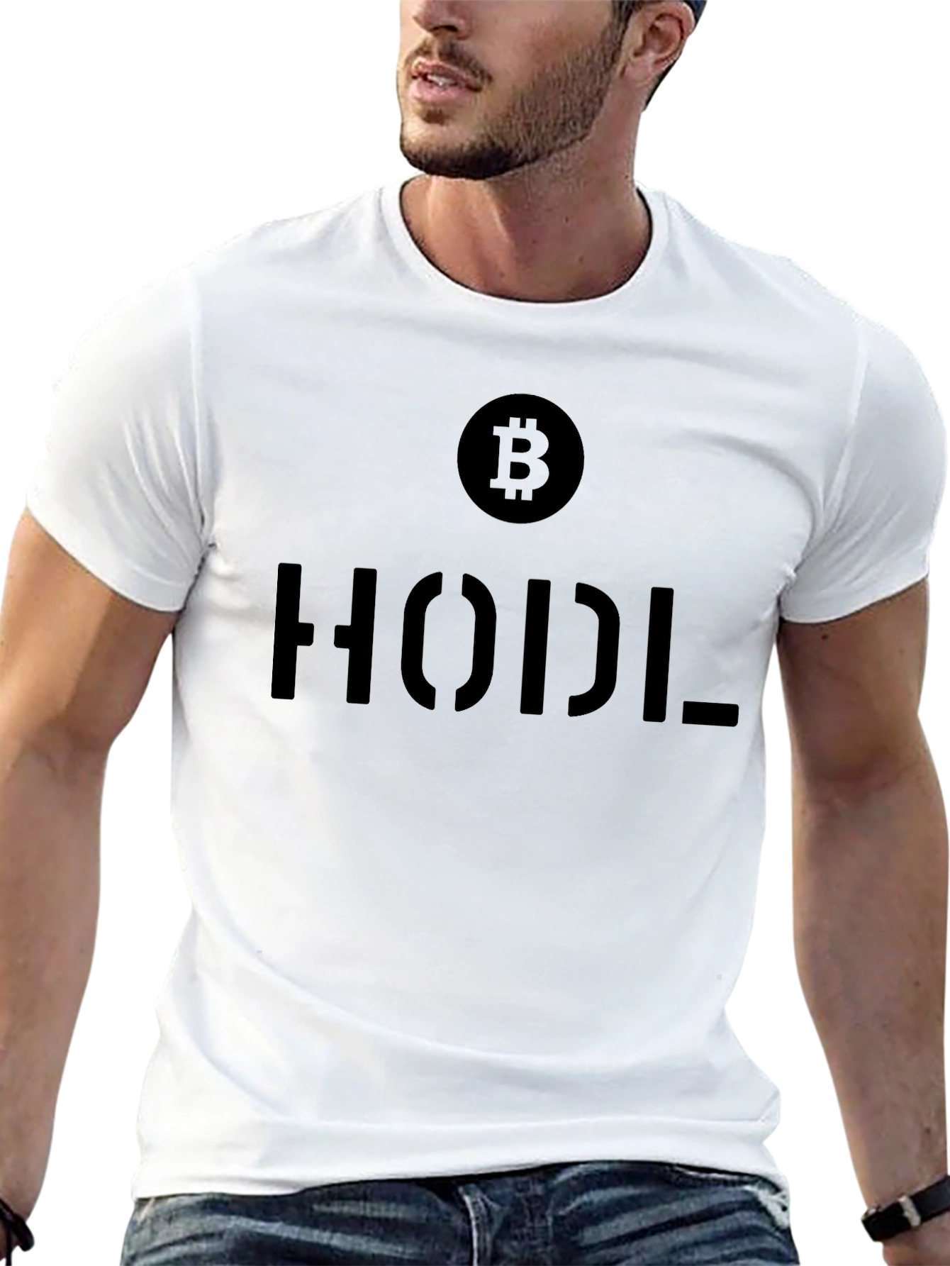 Bitcoin HODL Crypto T-Shirt - Black