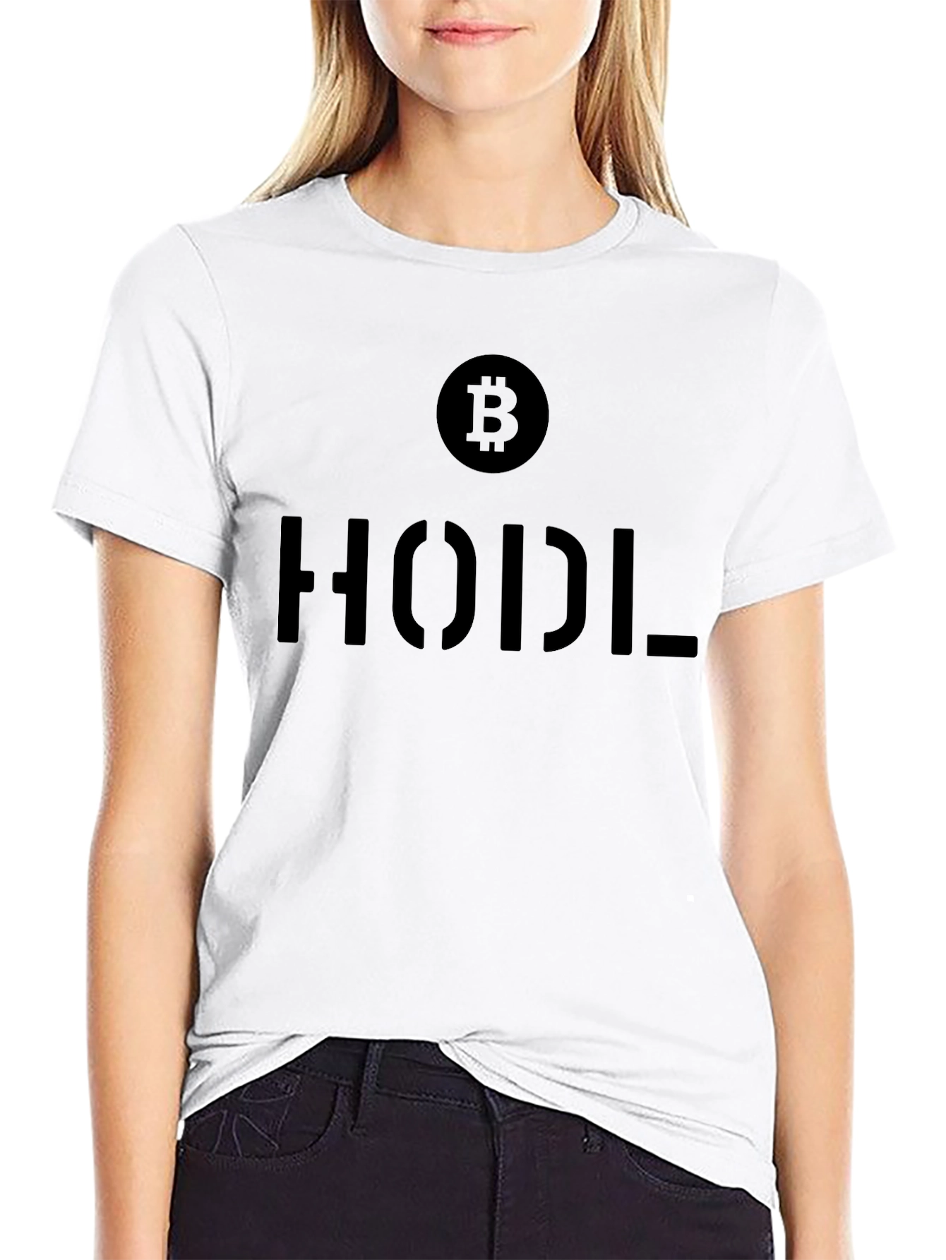 Bitcoin HODL Crypto T-Shirt - Black