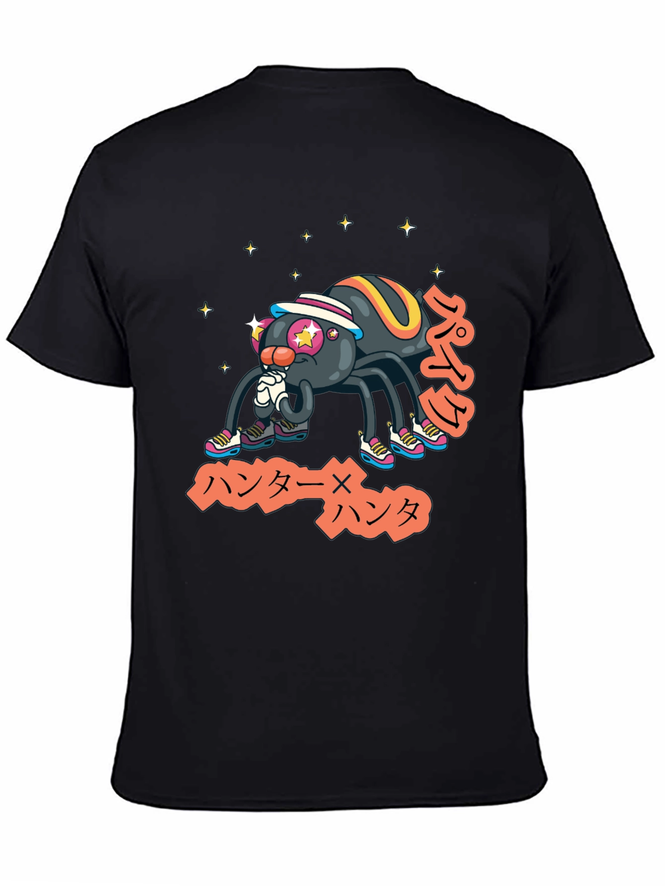 Cool Anime Spider Graphic T-Shirt