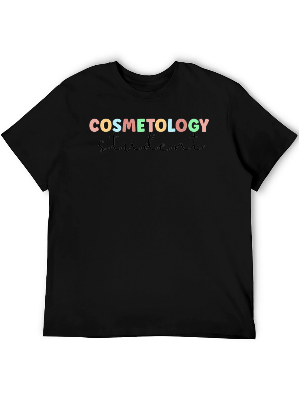 Cosmetology Student T-Shirt - Stylish Black Tee