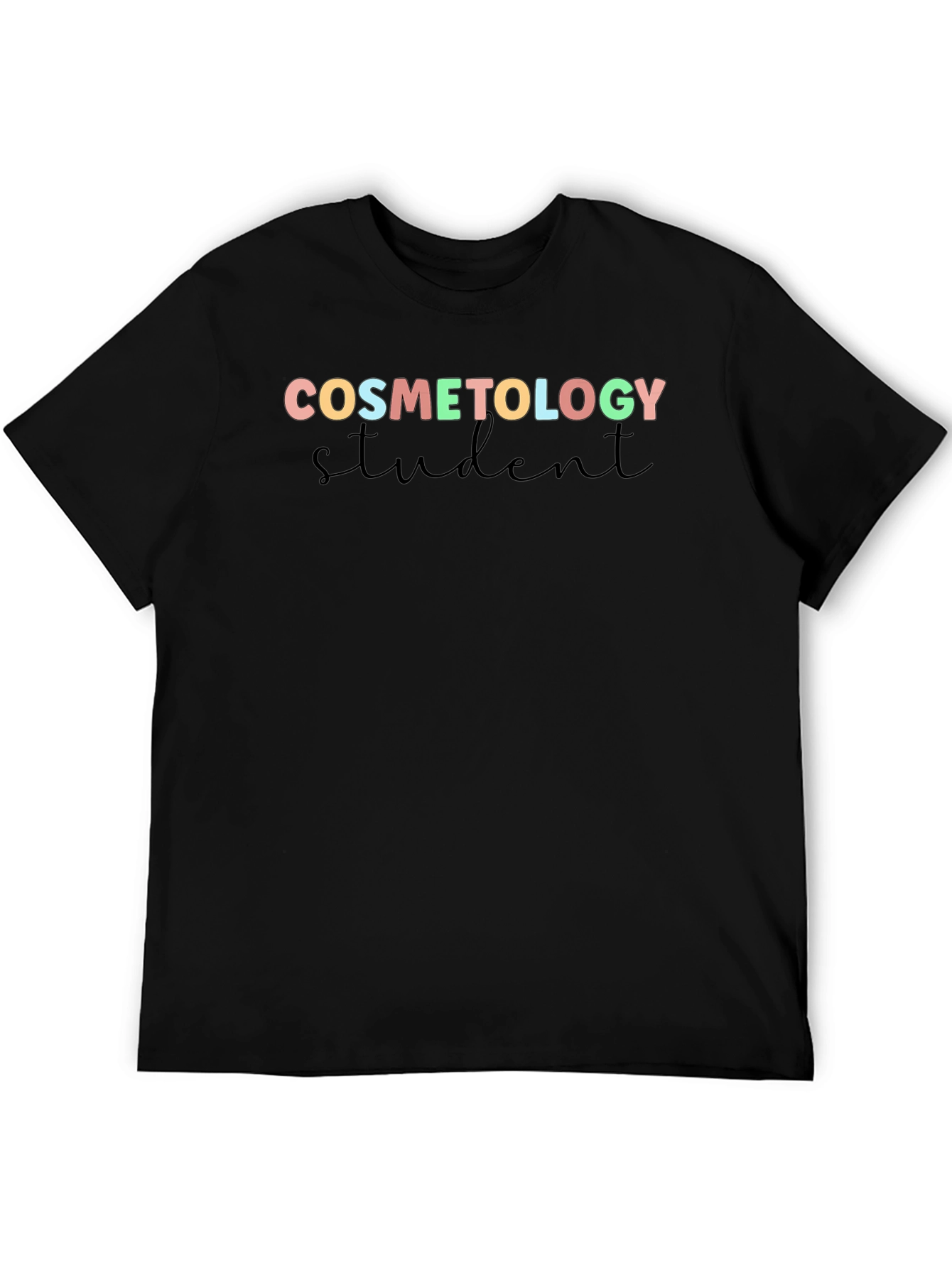 Cosmetology Student T-Shirt - Stylish Black Tee
