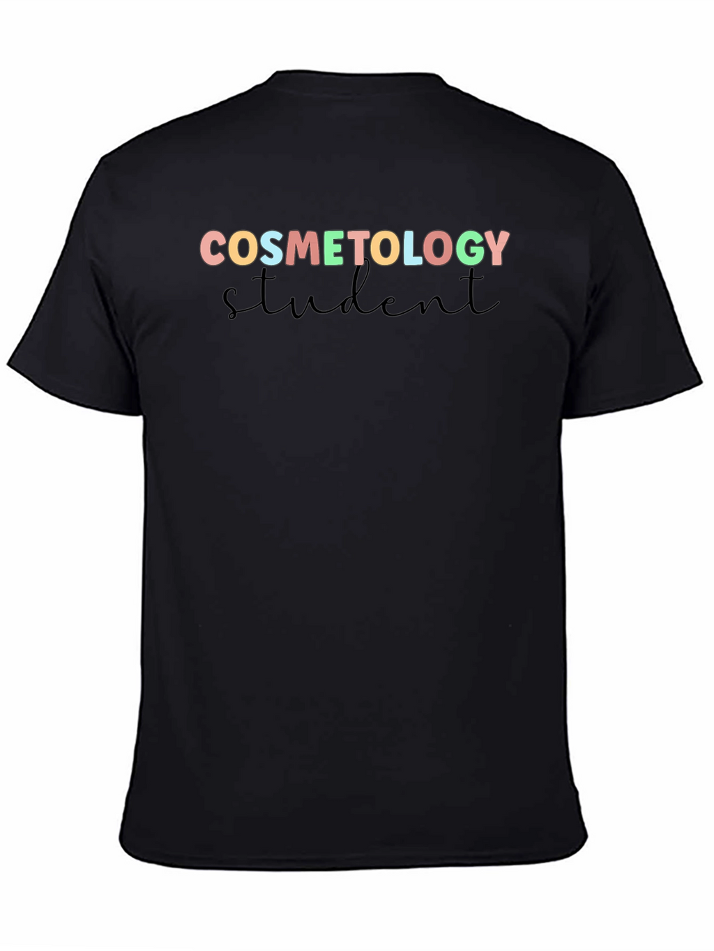 Cosmetology Student T-Shirt - Stylish Black Tee