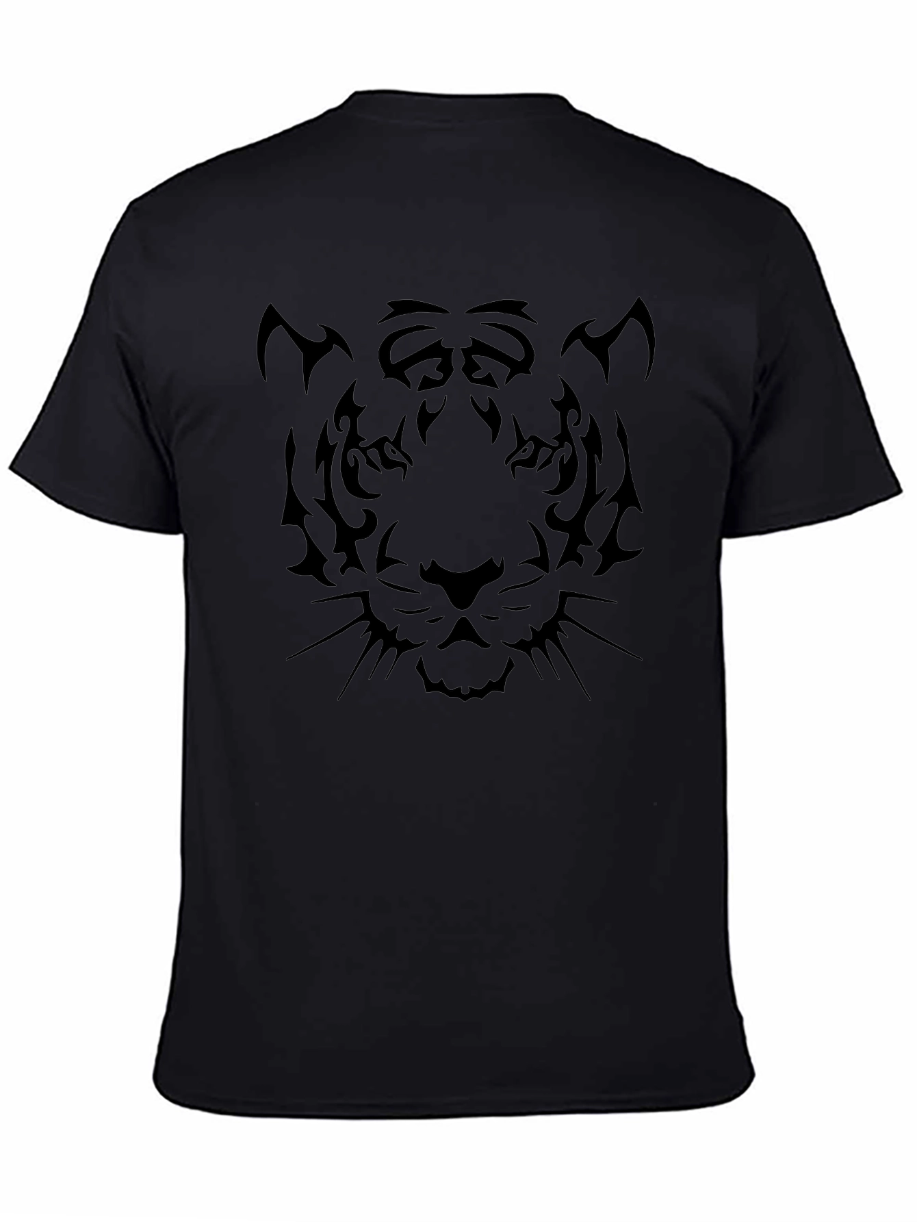 Black Tiger Graphic Tee - Mens Short Sleeve