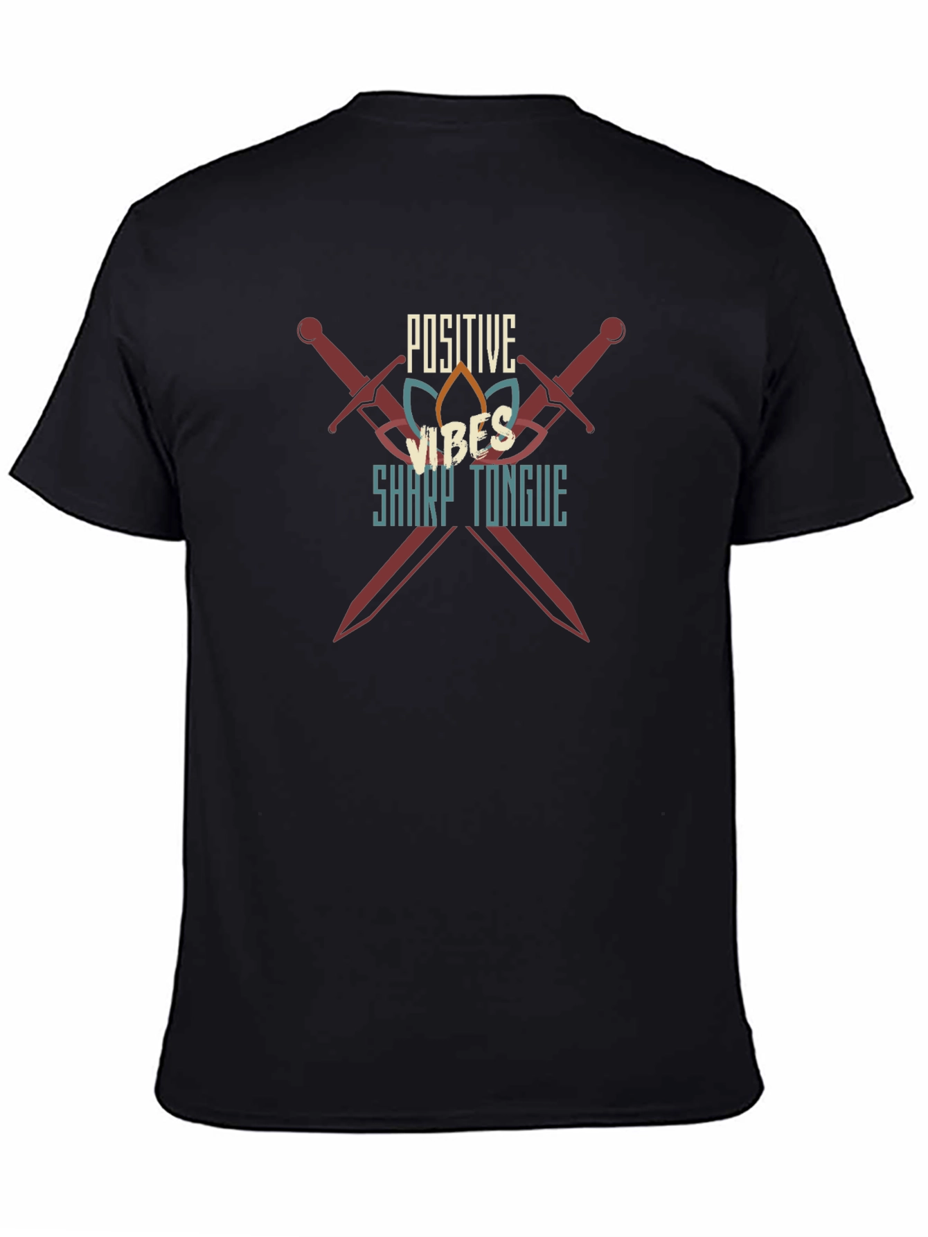 Positive Vibes Sharp Tongue Graphic Tee