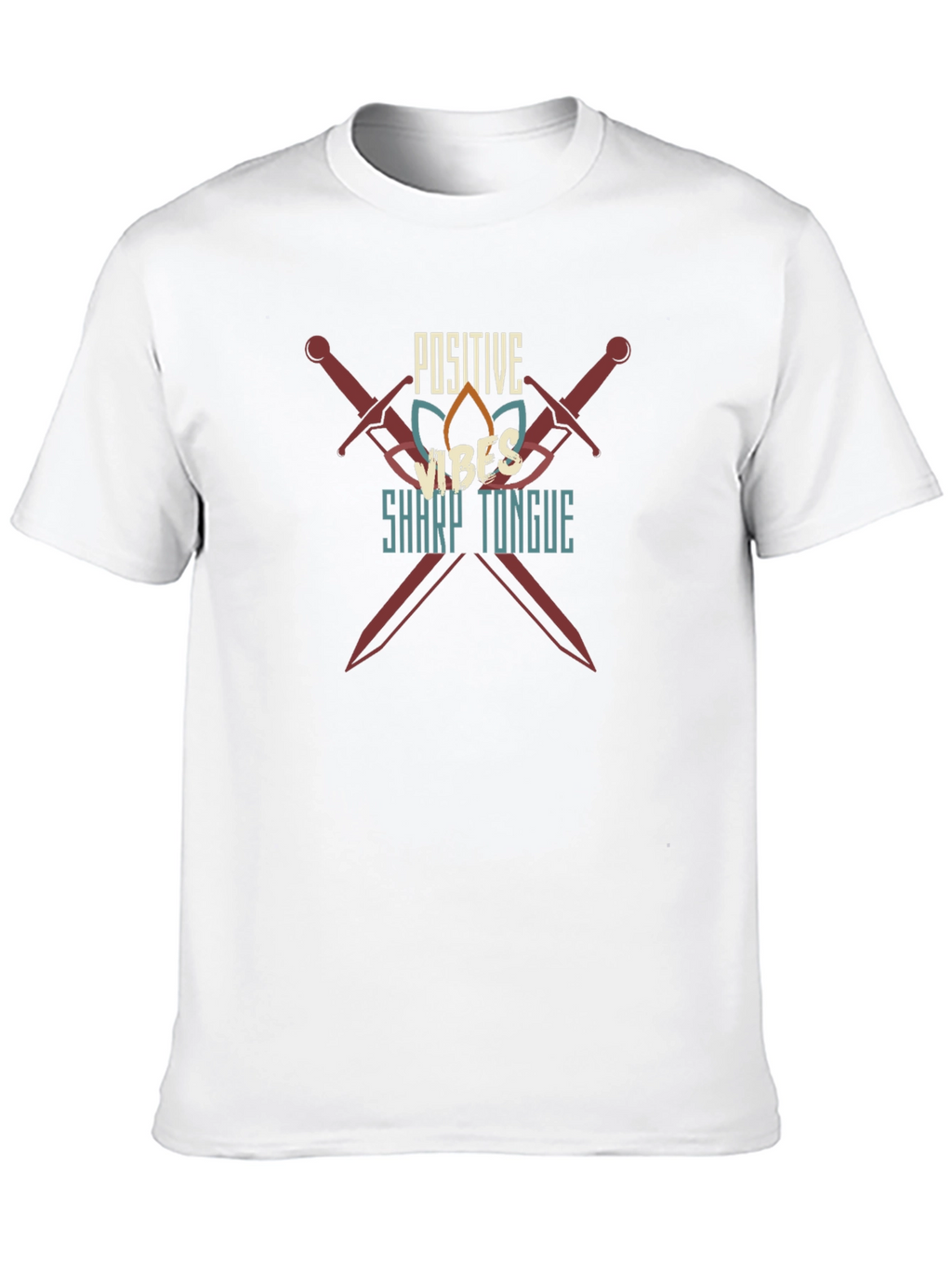 Positive Vibes Sharp Tongue Graphic Tee