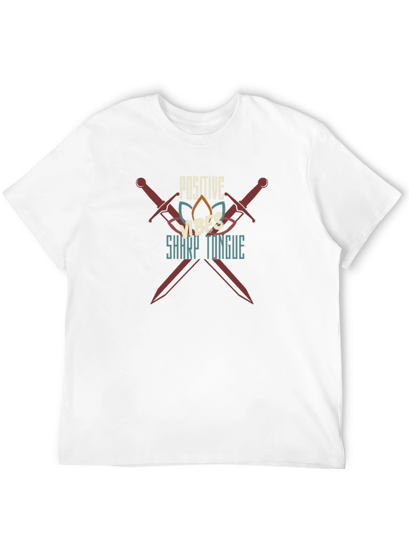 Positive Vibes Sharp Tongue Graphic Tee