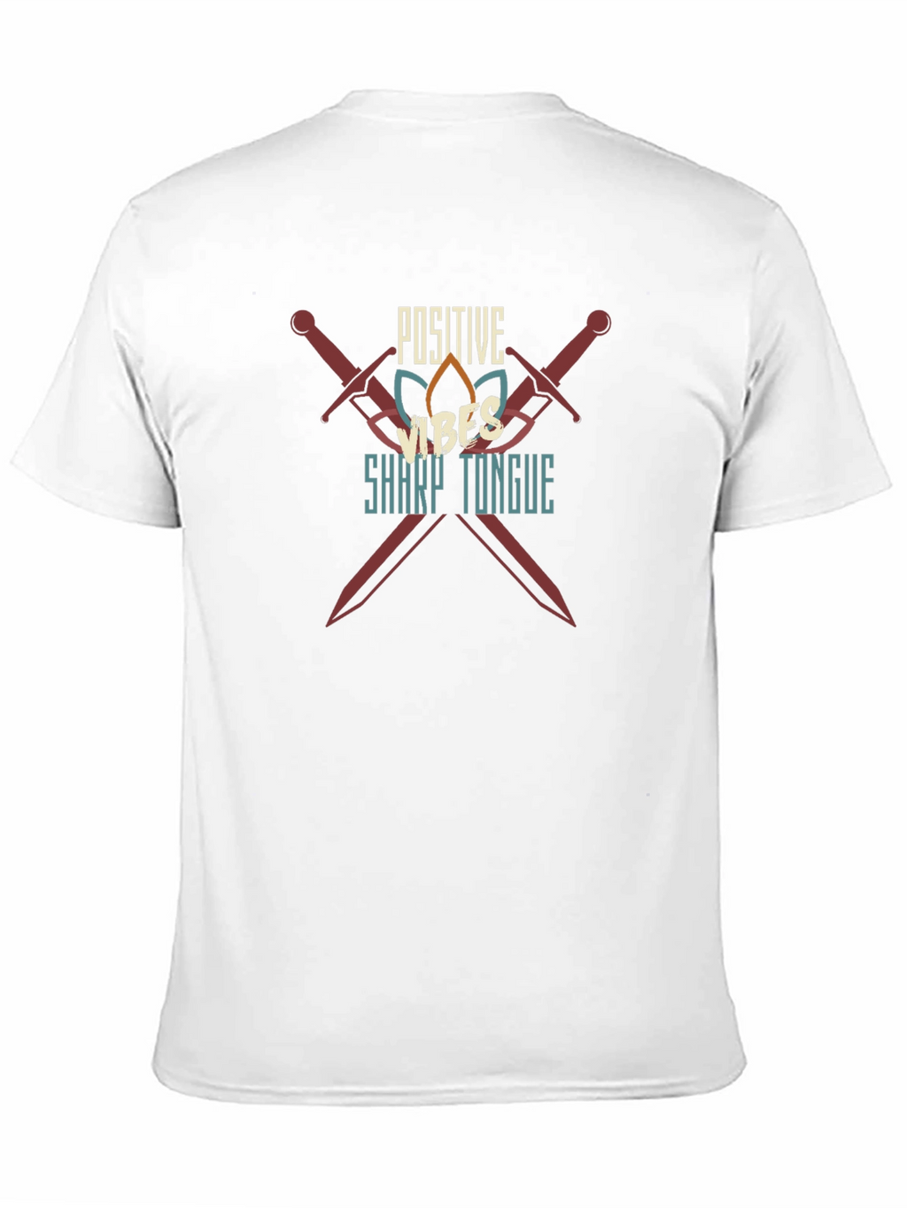 Positive Vibes Sharp Tongue Graphic Tee