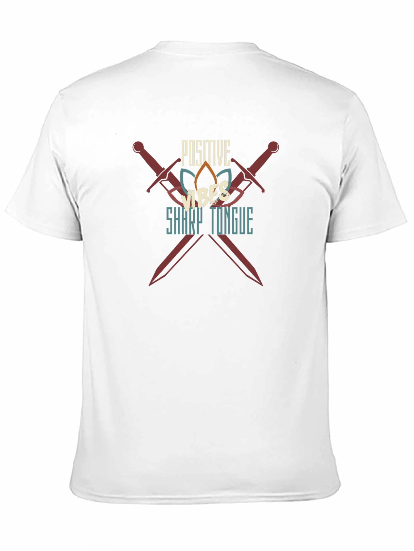 Positive Vibes Sharp Tongue Graphic Tee