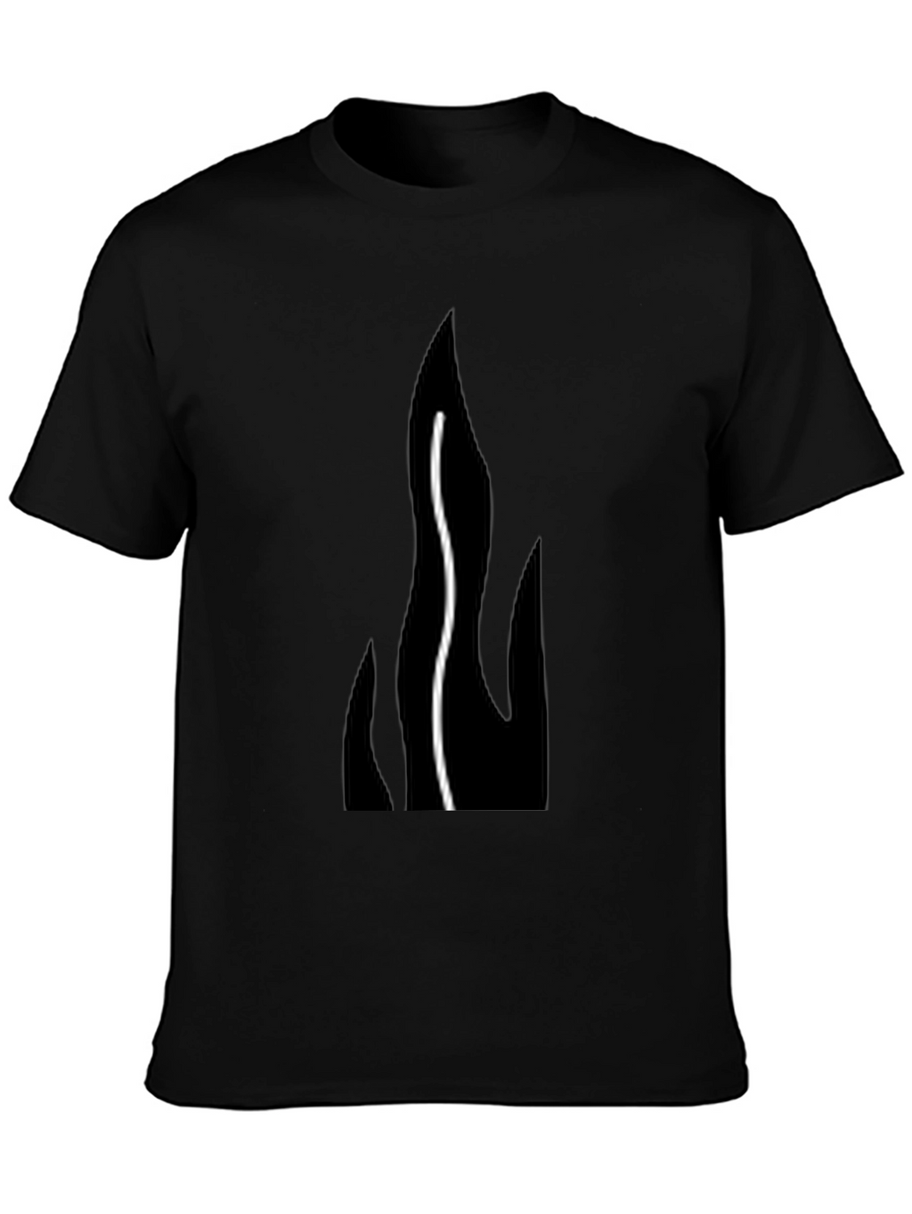Flame Graphic Black T-Shirt