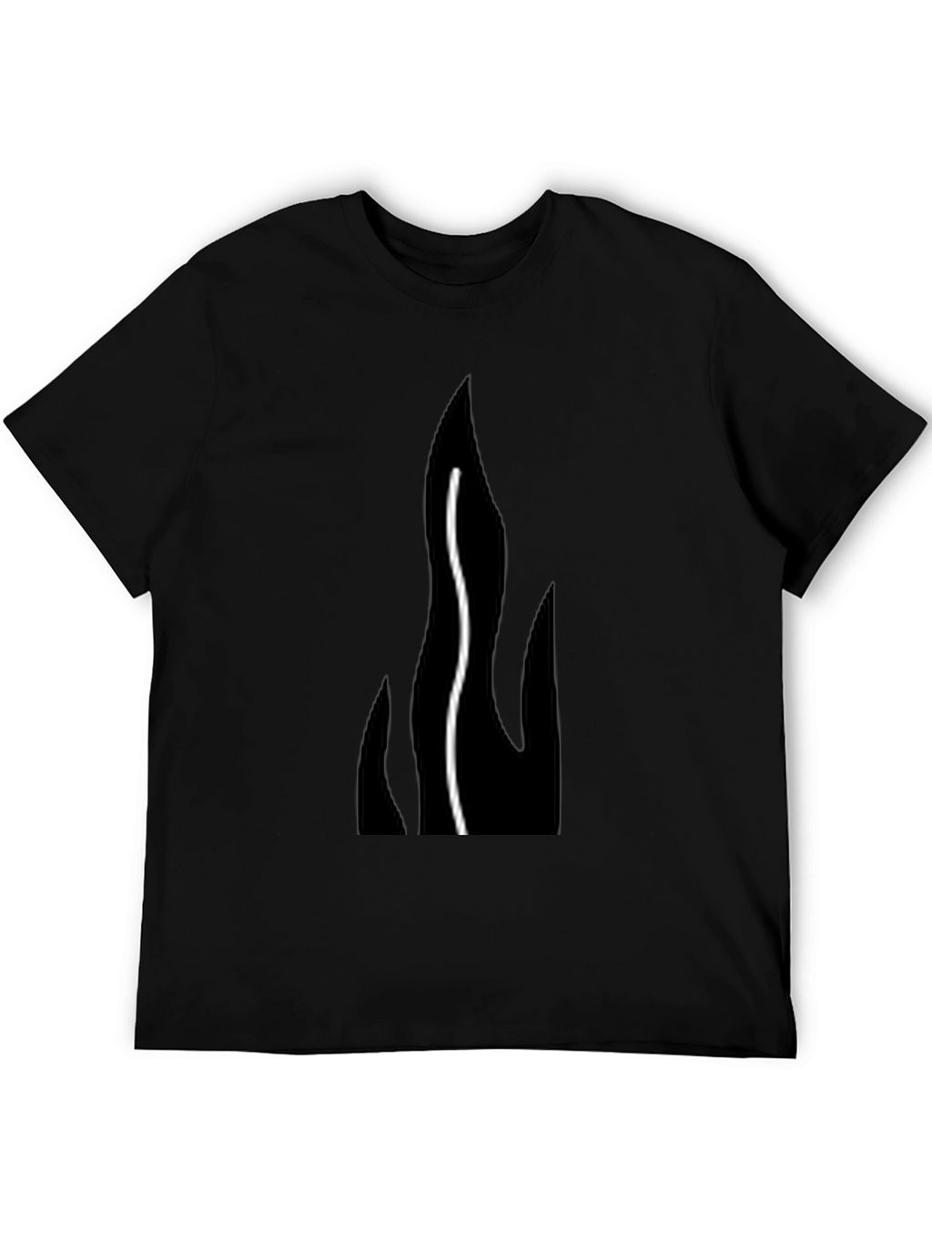 Flame Graphic Black T-Shirt
