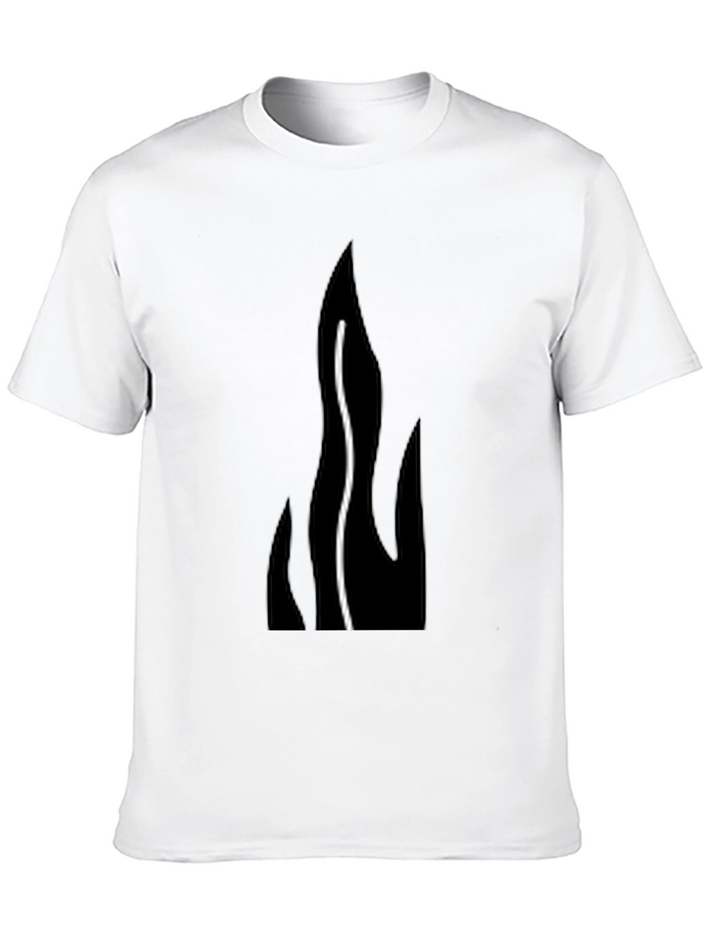 Flame Graphic Black T-Shirt