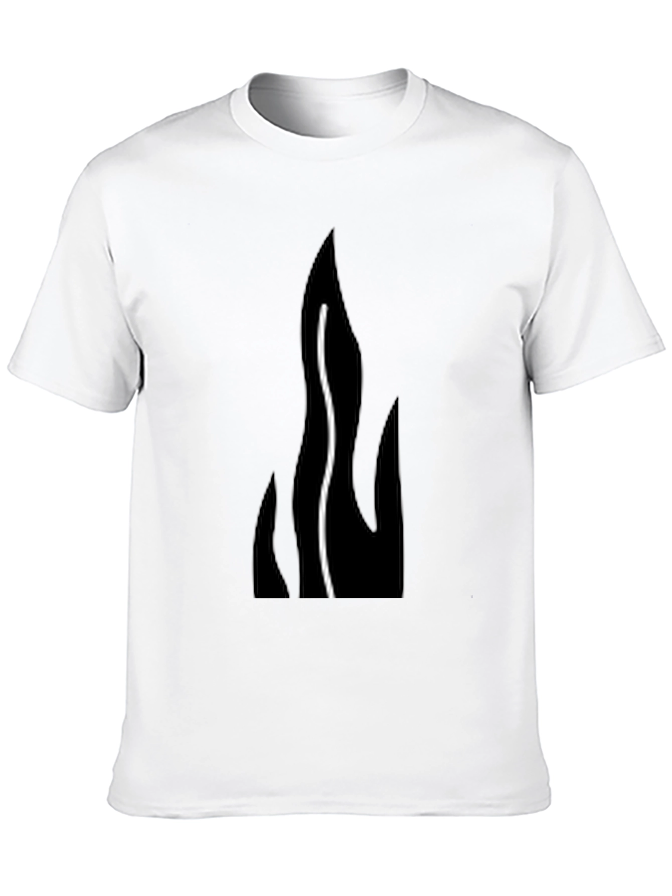 Flame Graphic Black T-Shirt