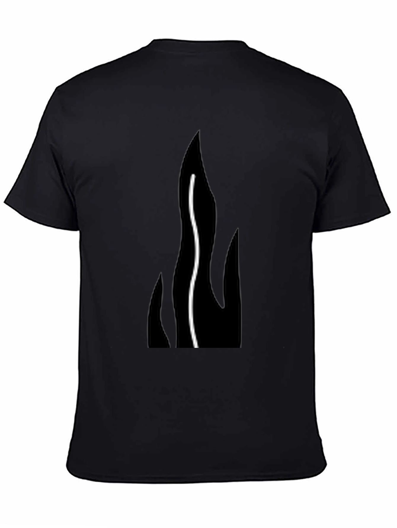 Flame Graphic Black T-Shirt