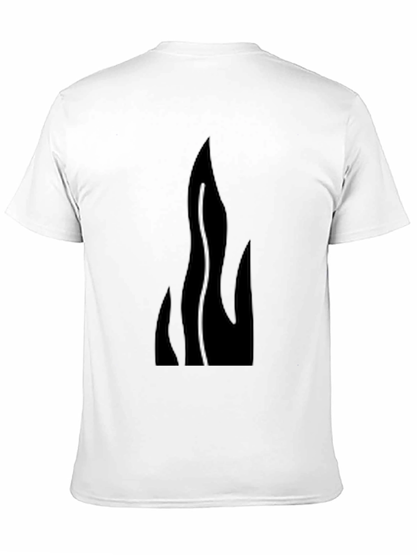 Flame Graphic Black T-Shirt