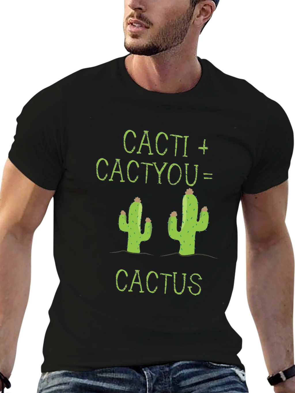 Cacti + Cactyou = Cactus Graphic Tee