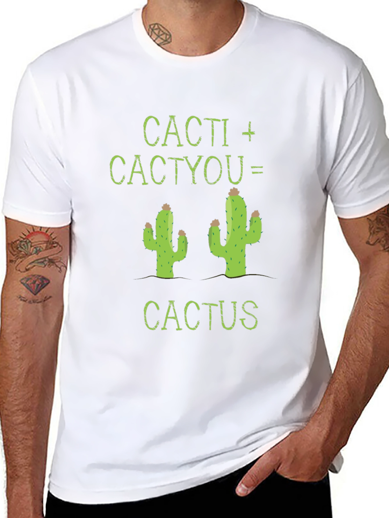 Cacti + Cactyou = Cactus Graphic Tee