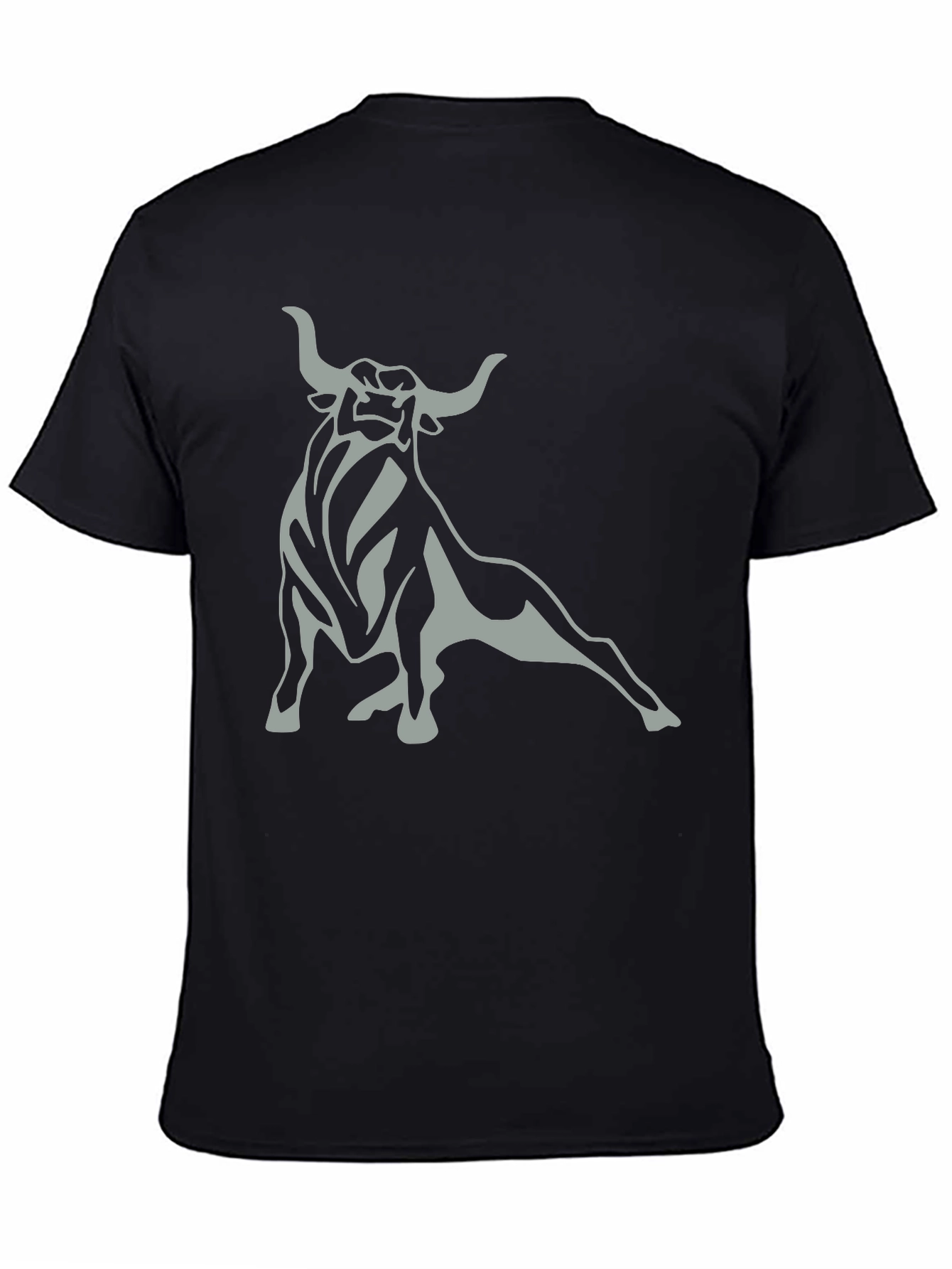 Black Bull Graphic Tee - Mens Casual Shirt