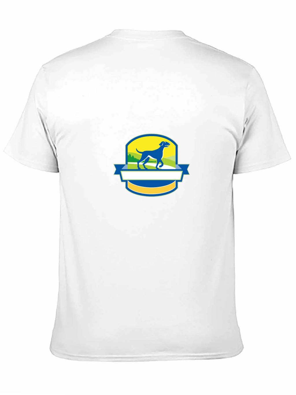 Dog Emblem Black T-Shirt