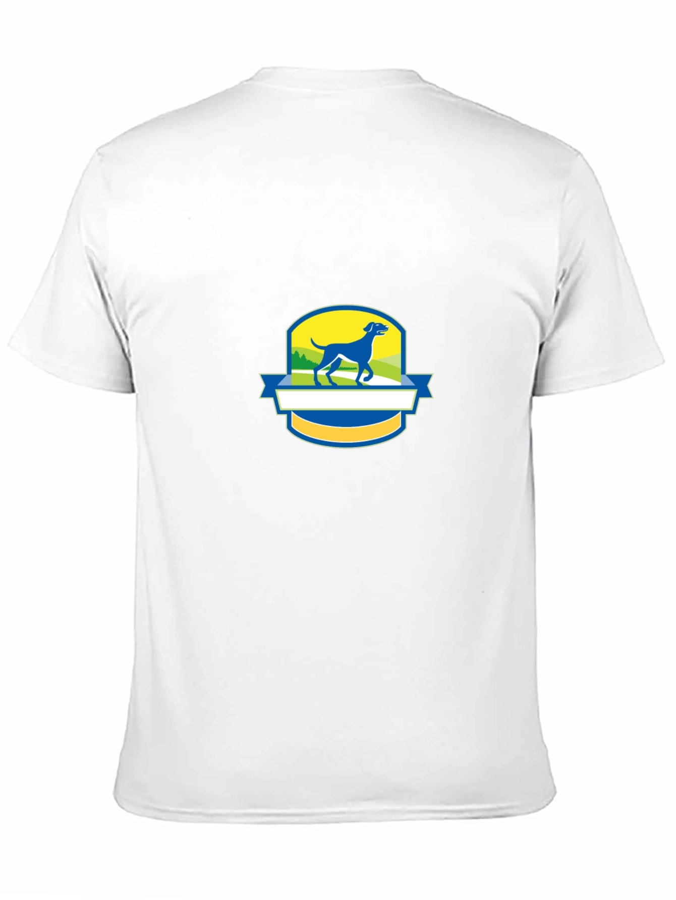 Dog Emblem Black T-Shirt