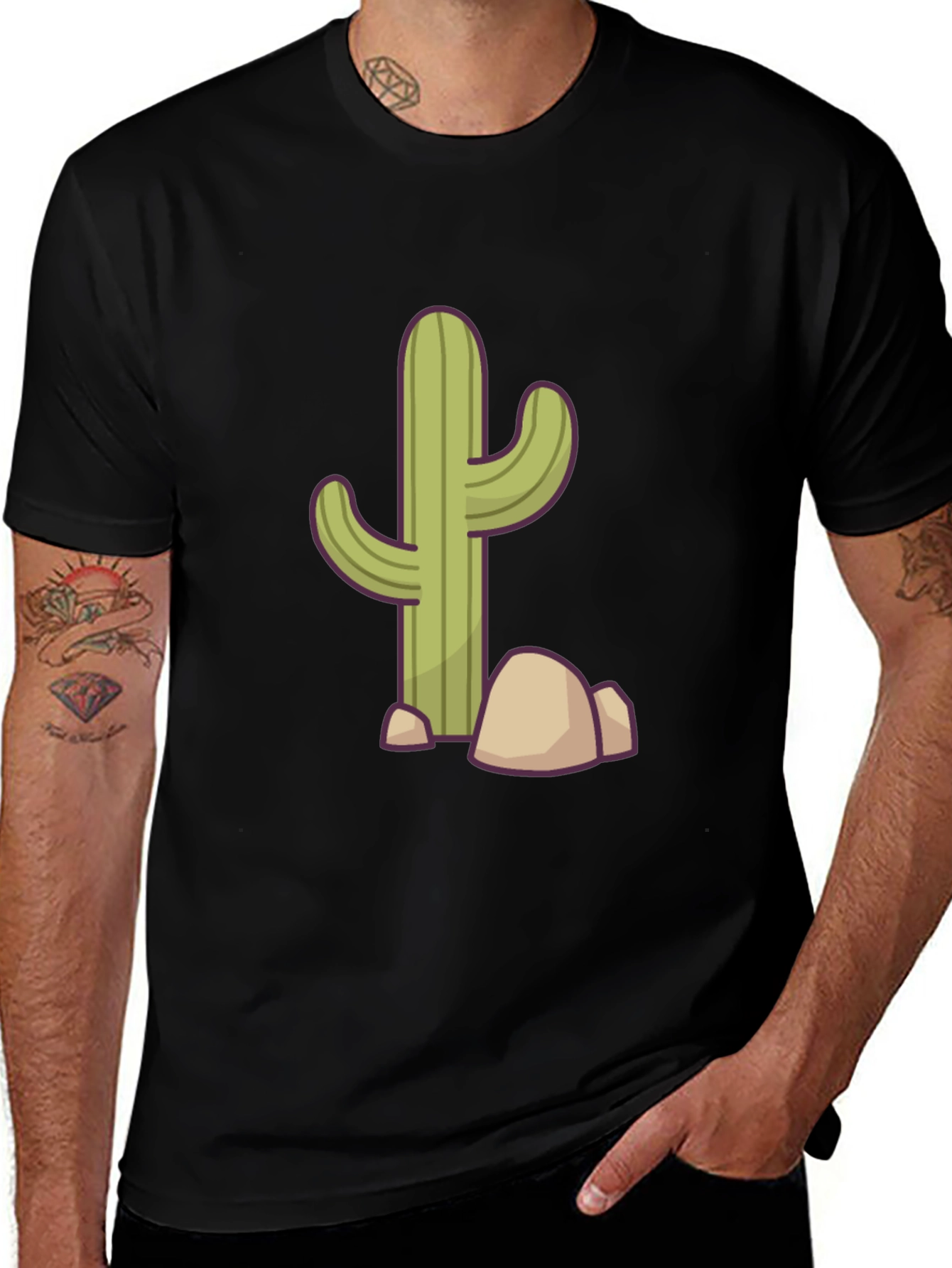 Cactus Graphic T-Shirt - Desert Style