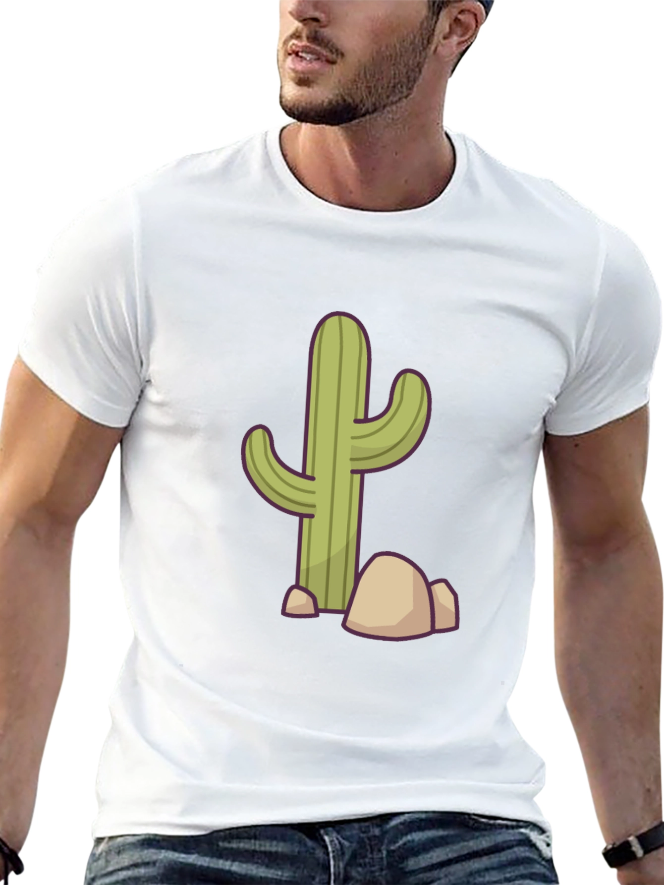Cactus Graphic T-Shirt - Desert Style
