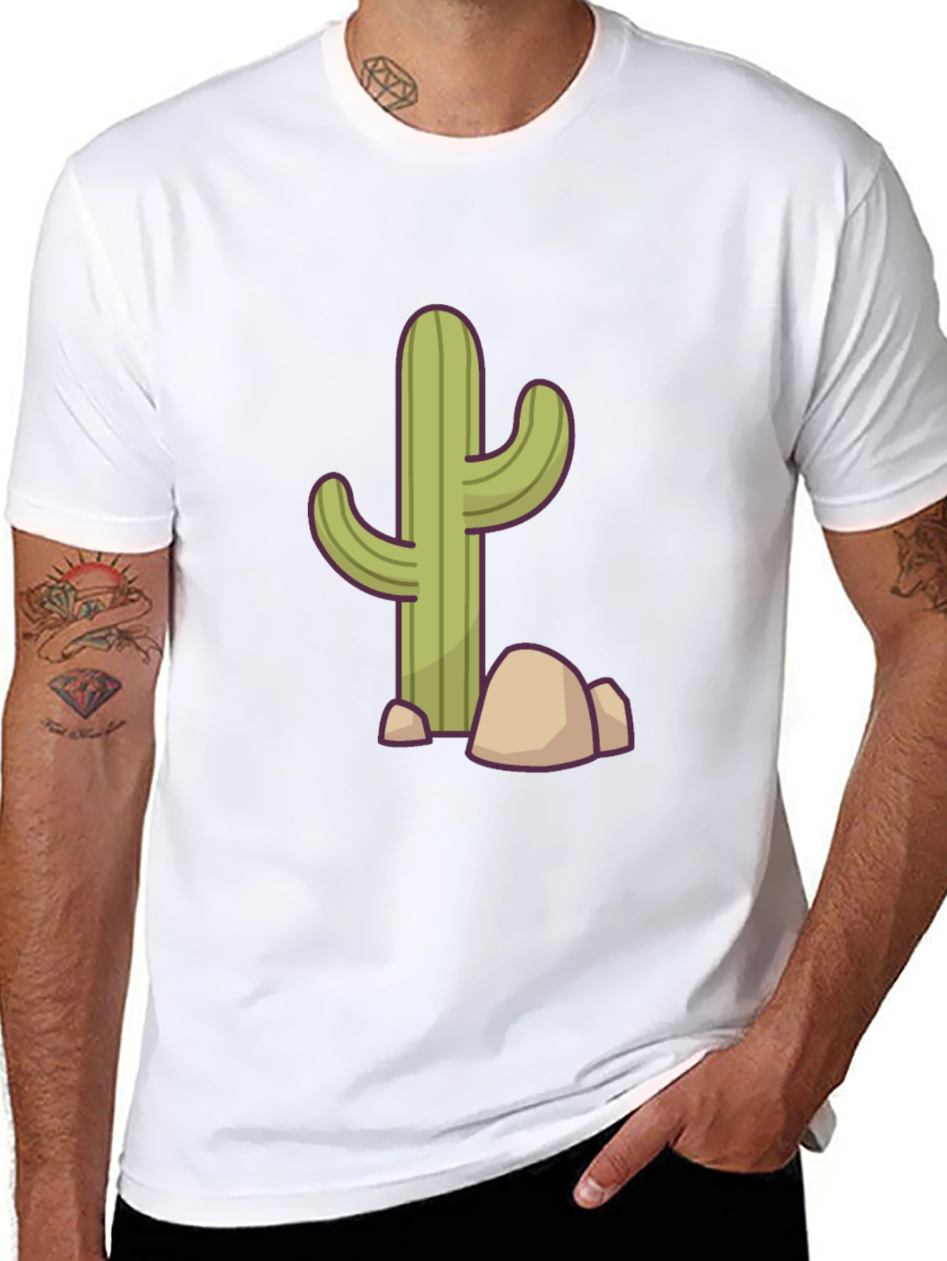 Cactus Graphic T-Shirt - Desert Style