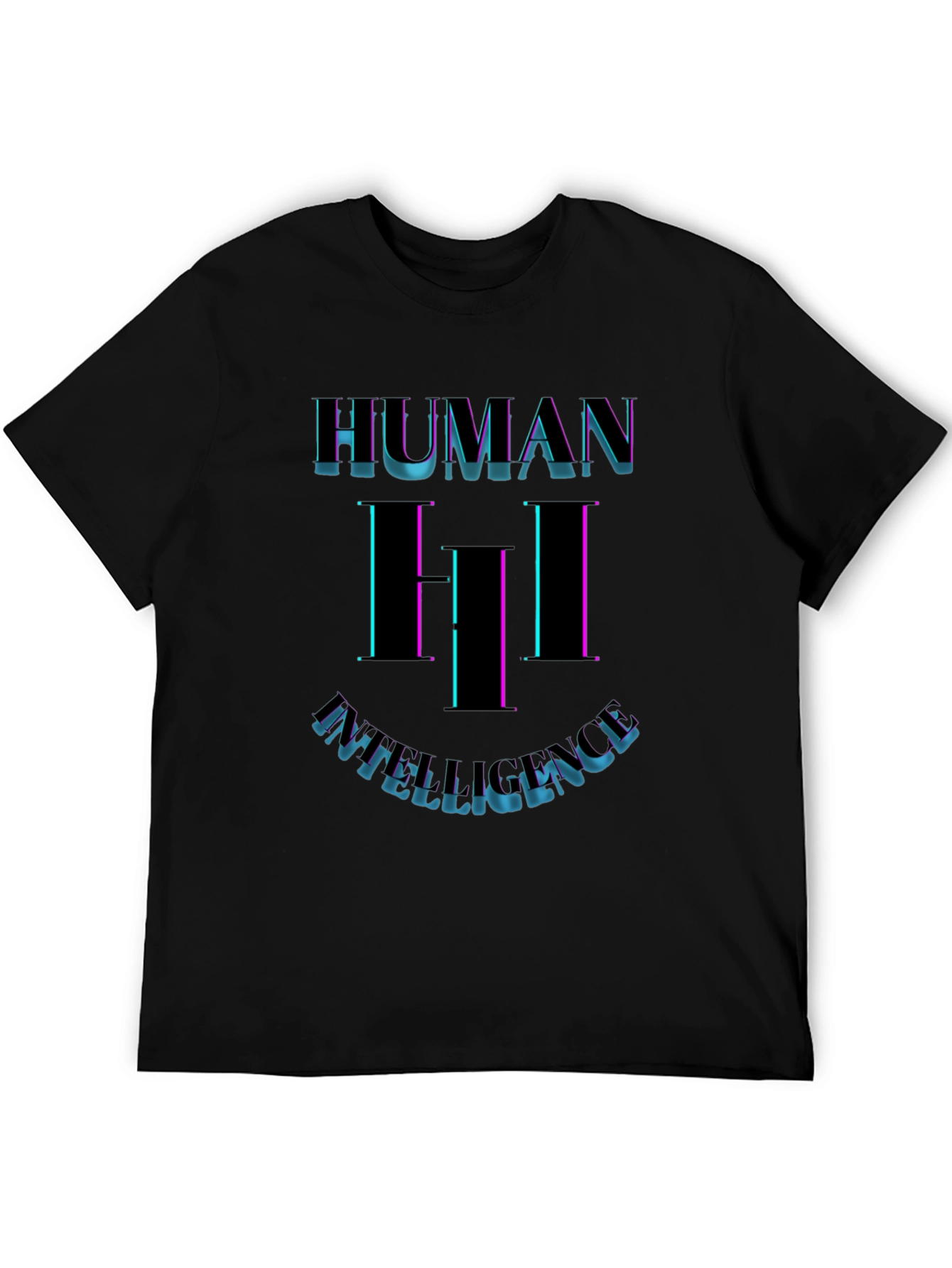 Human Intelligence Graphic Tee - Black