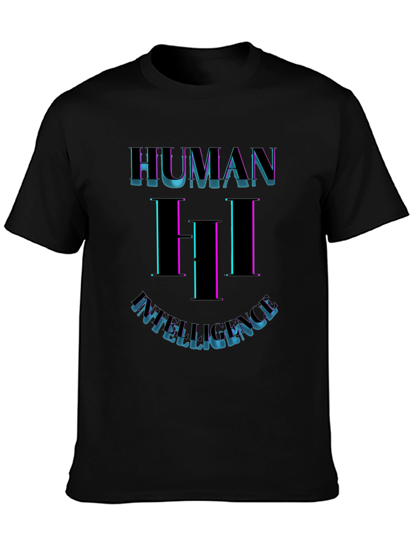 Human Intelligence Graphic Tee - Black