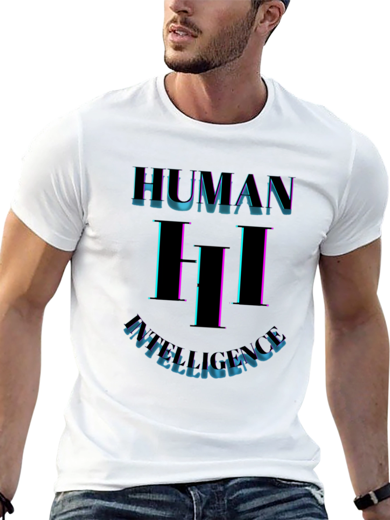 Human Intelligence Graphic Tee - Black