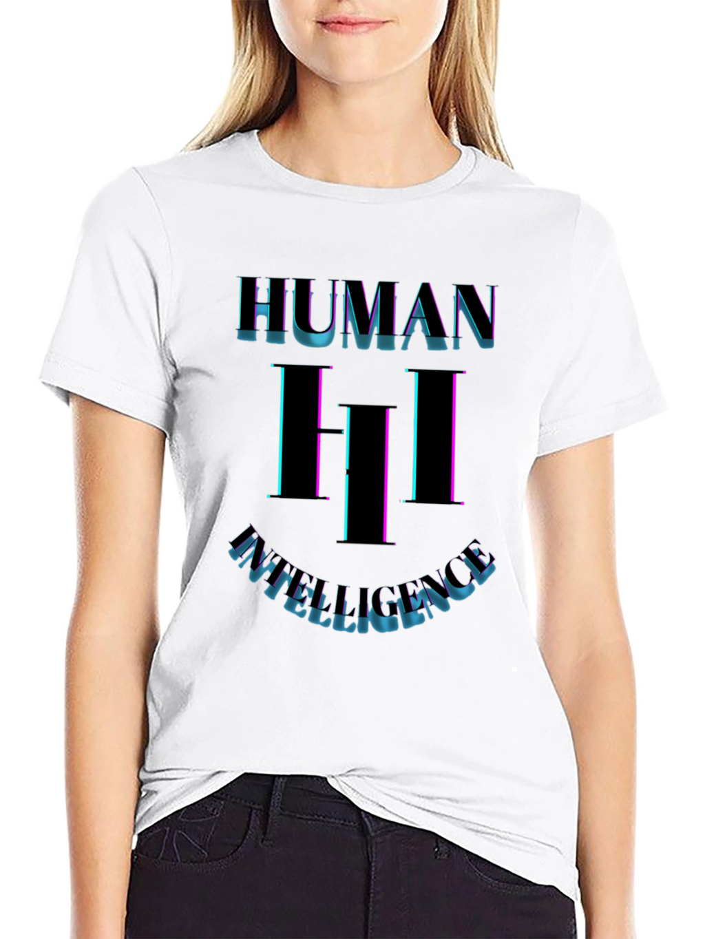Human Intelligence Graphic Tee - Black