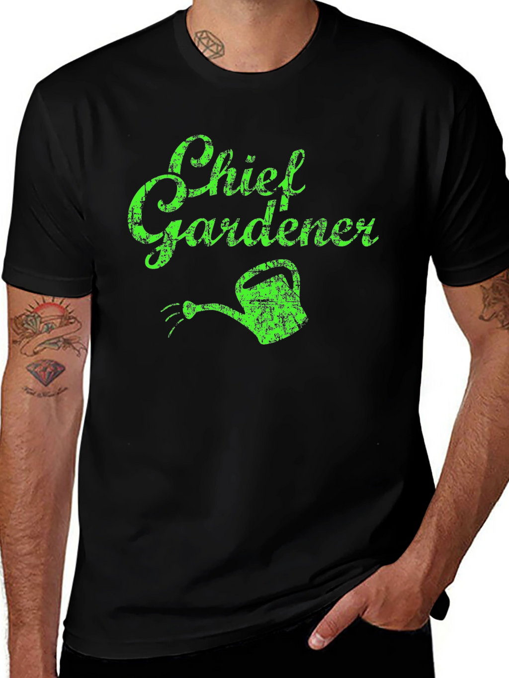 Chief Gardener Black T-Shirt