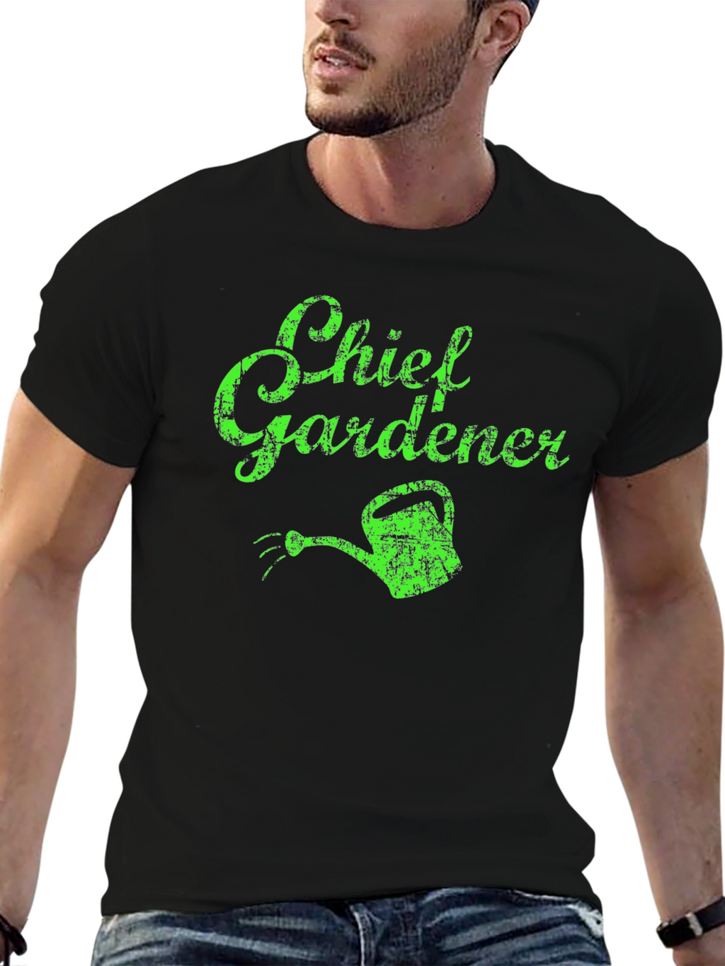 Chief Gardener Black T-Shirt