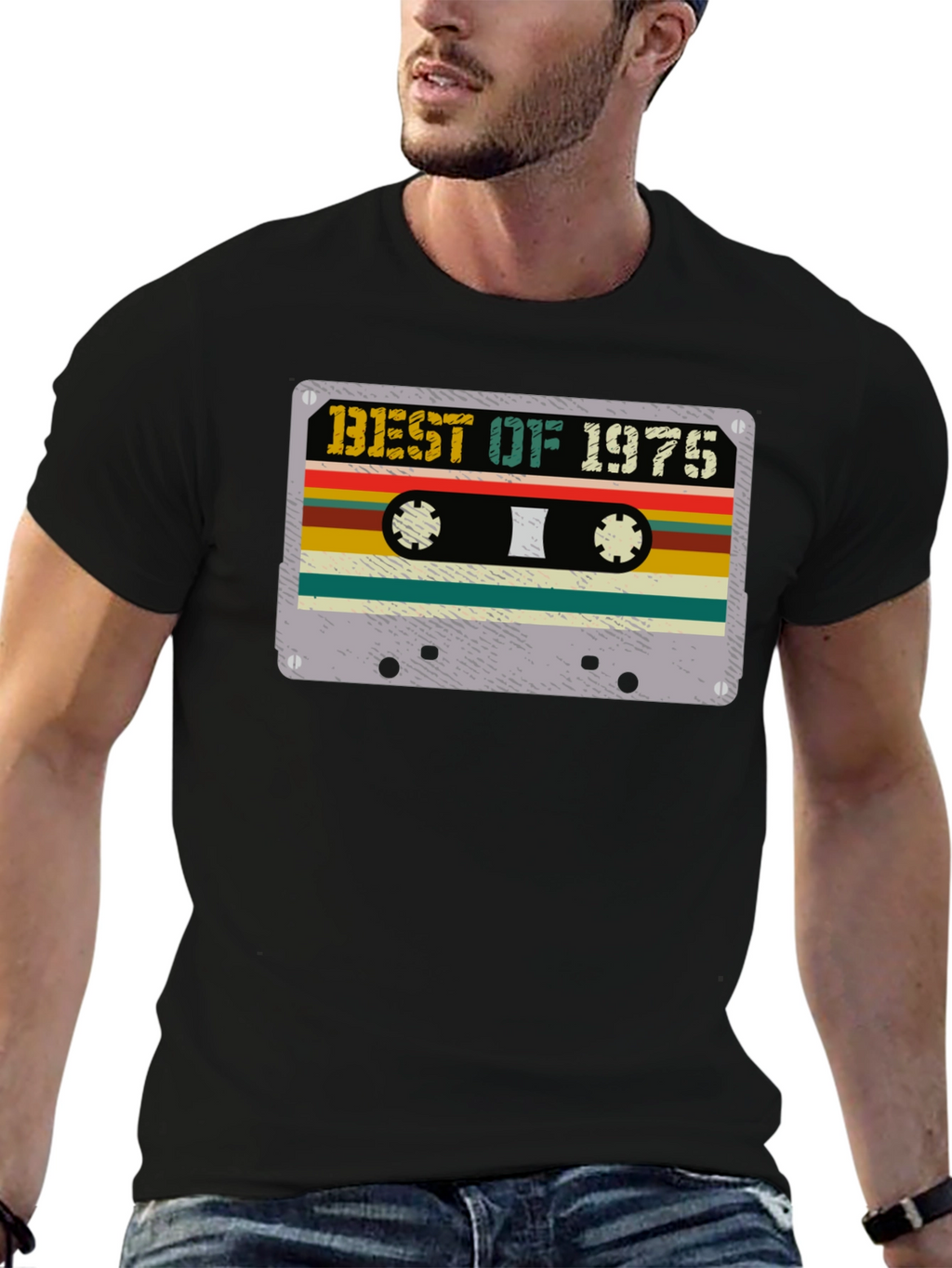 Best of 1975 Cassette Tape Graphic T-Shirt
