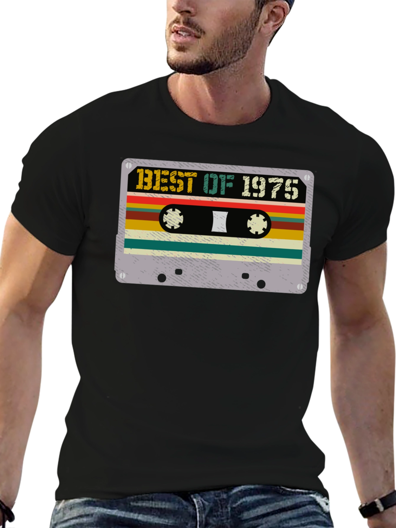 Best of 1975 Cassette Tape Graphic T-Shirt