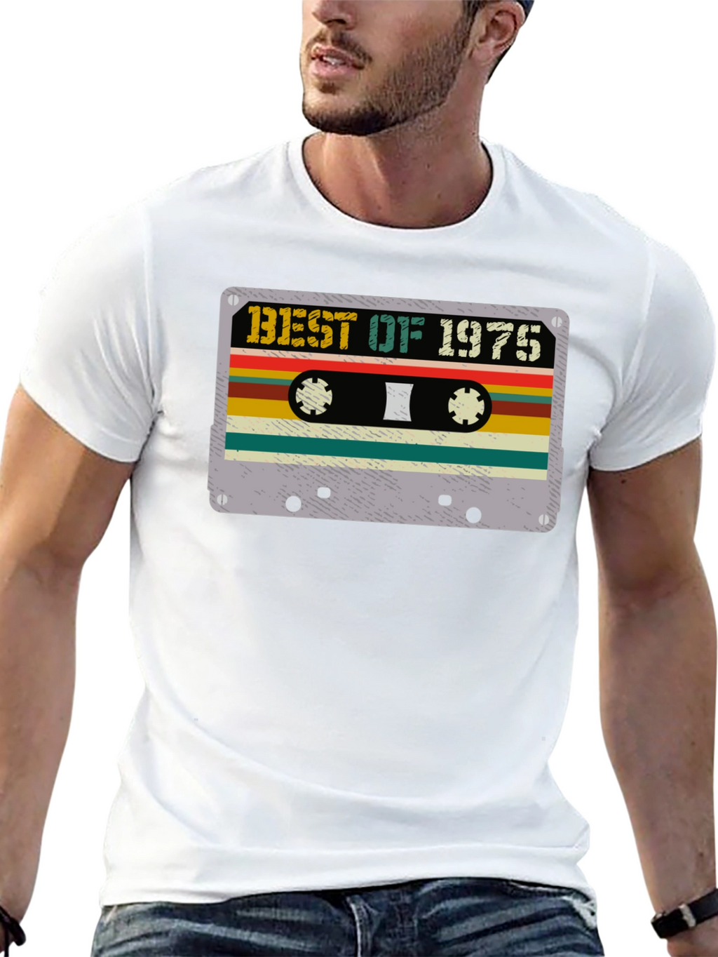 Best of 1975 Cassette Tape Graphic T-Shirt