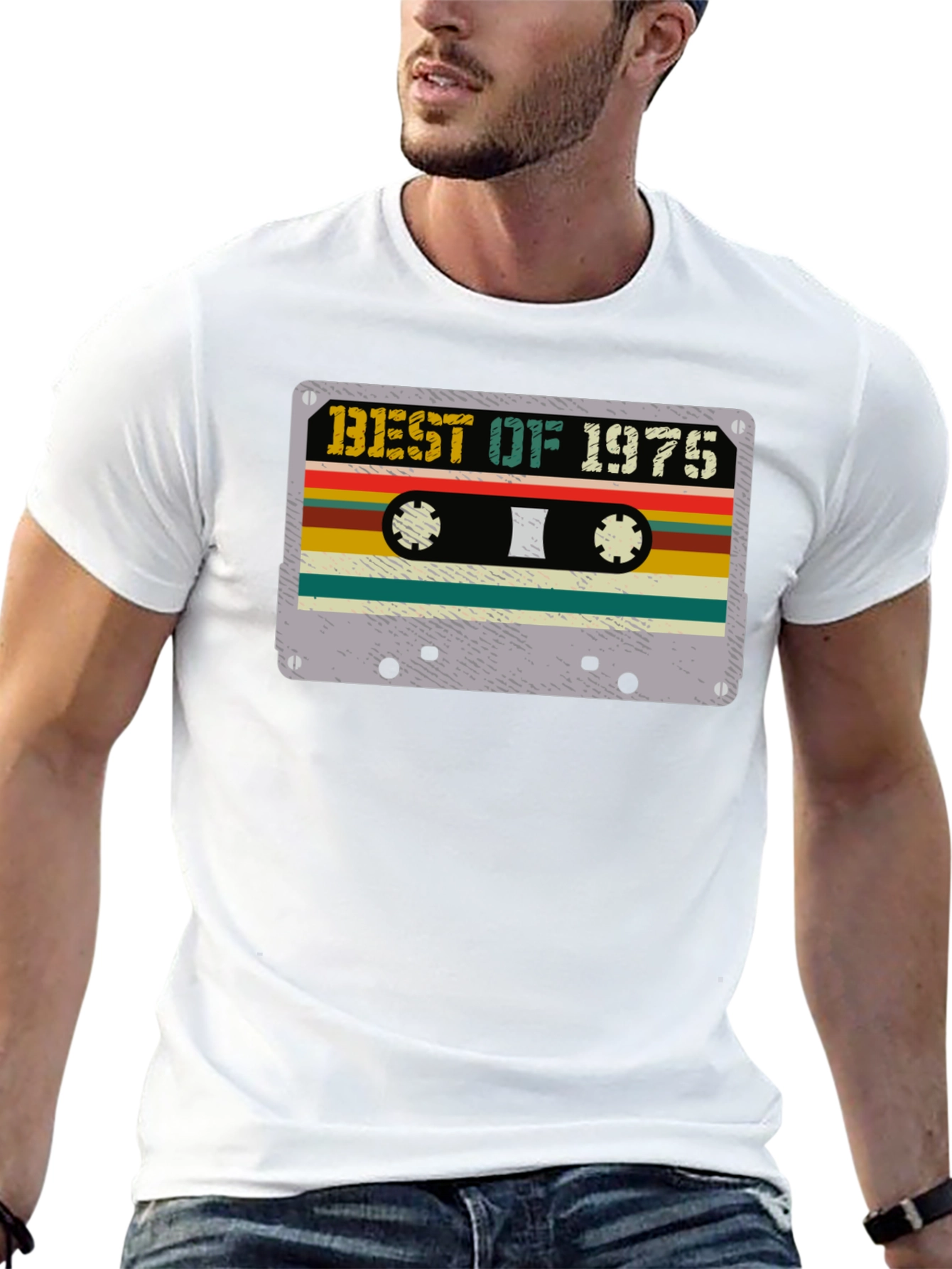 Best of 1975 Cassette Tape Graphic T-Shirt