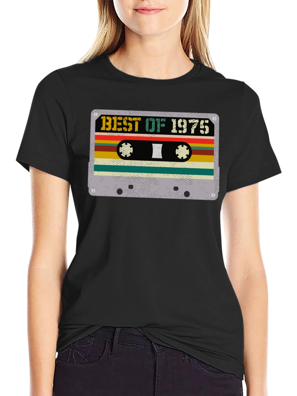 Best of 1975 Cassette Tape Graphic T-Shirt