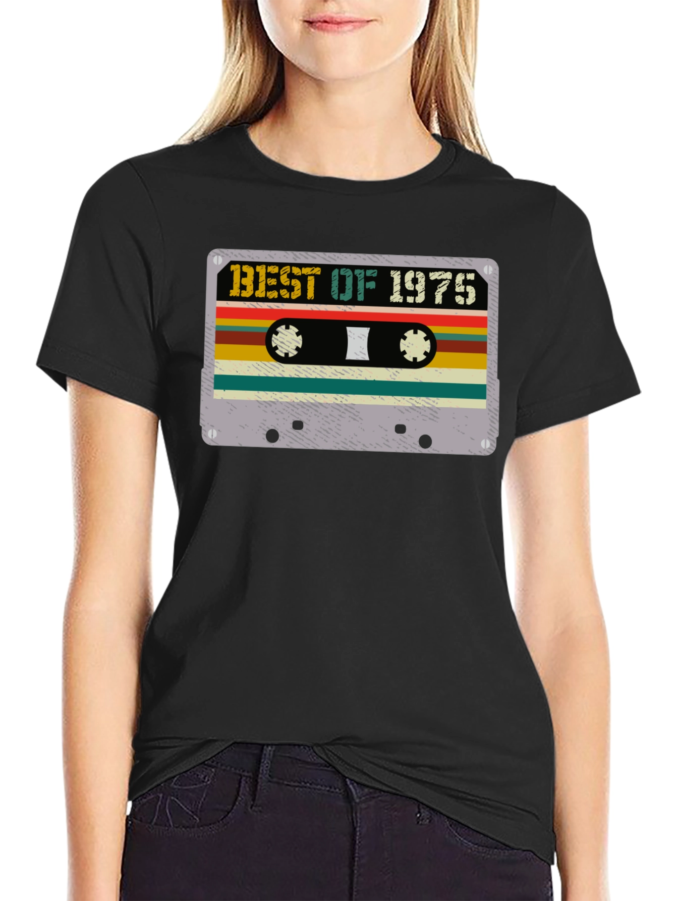Best of 1975 Cassette Tape Graphic T-Shirt