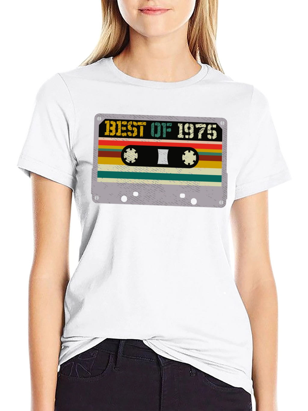 Best of 1975 Cassette Tape Graphic T-Shirt