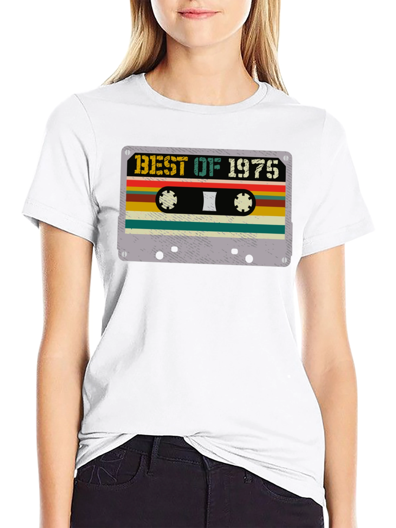 Best of 1975 Cassette Tape Graphic T-Shirt