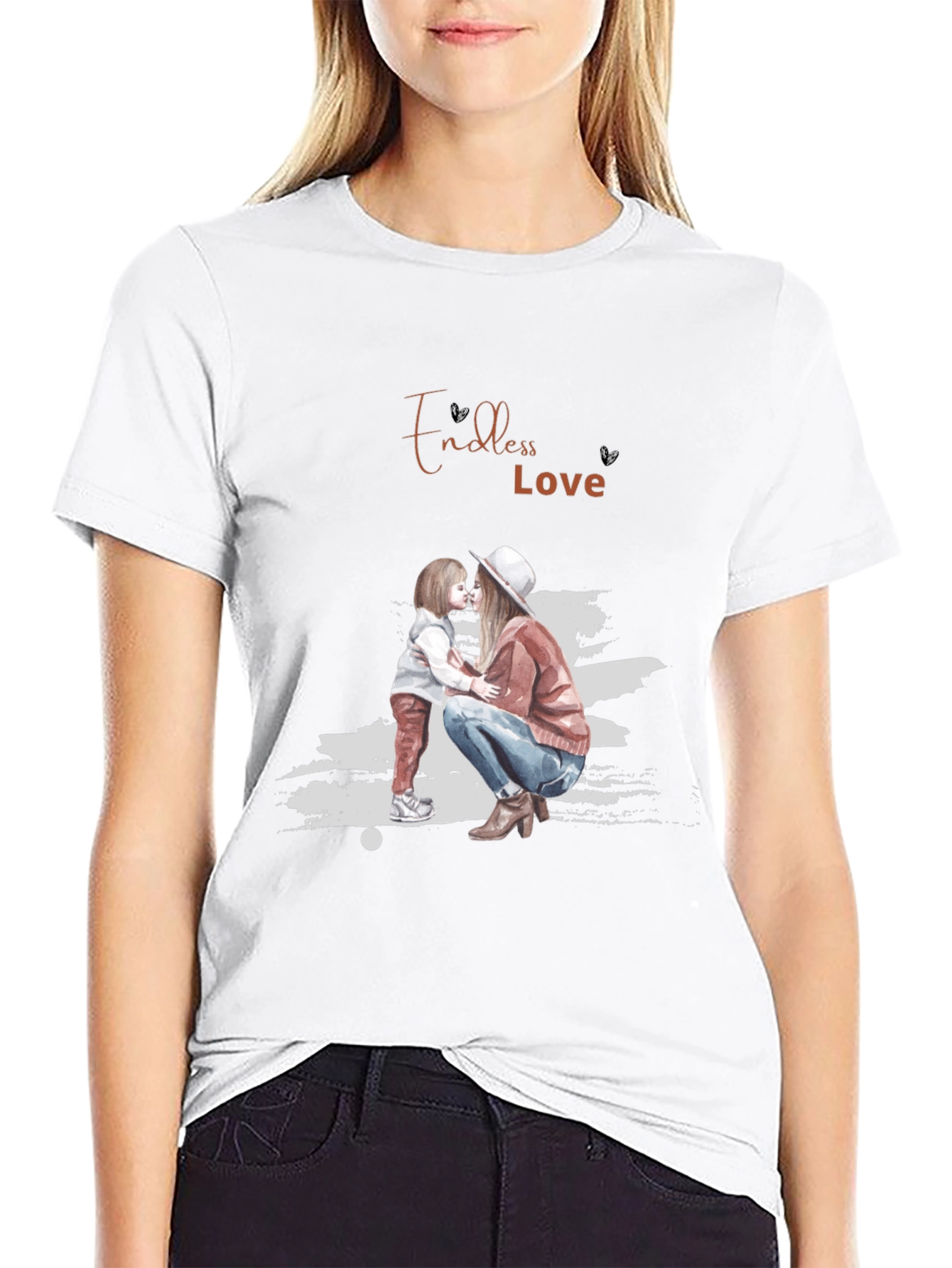Endless Love Graphic Tee - Mother & Child