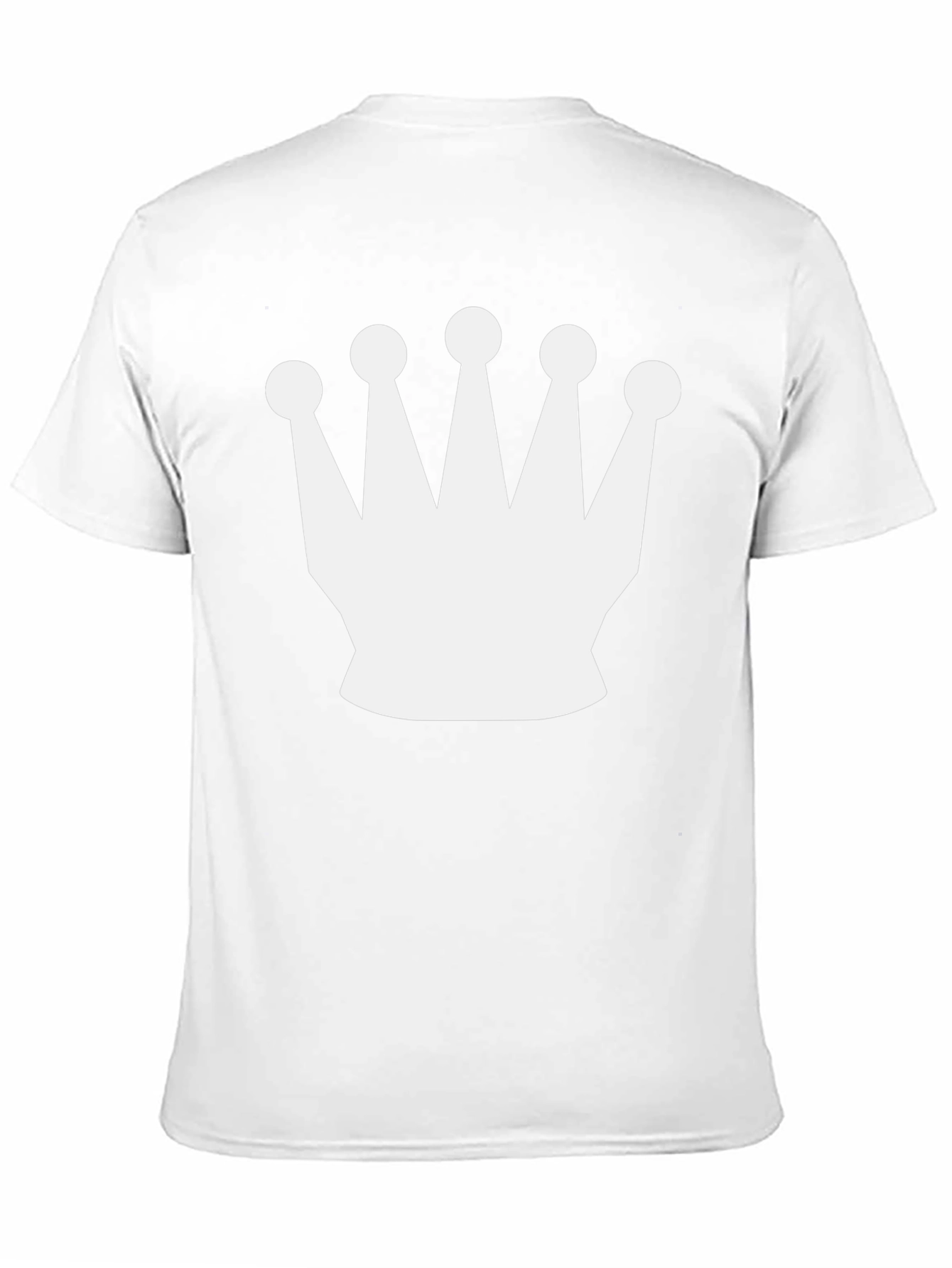 Crown Graphic Tee - Black Casual T-Shirt