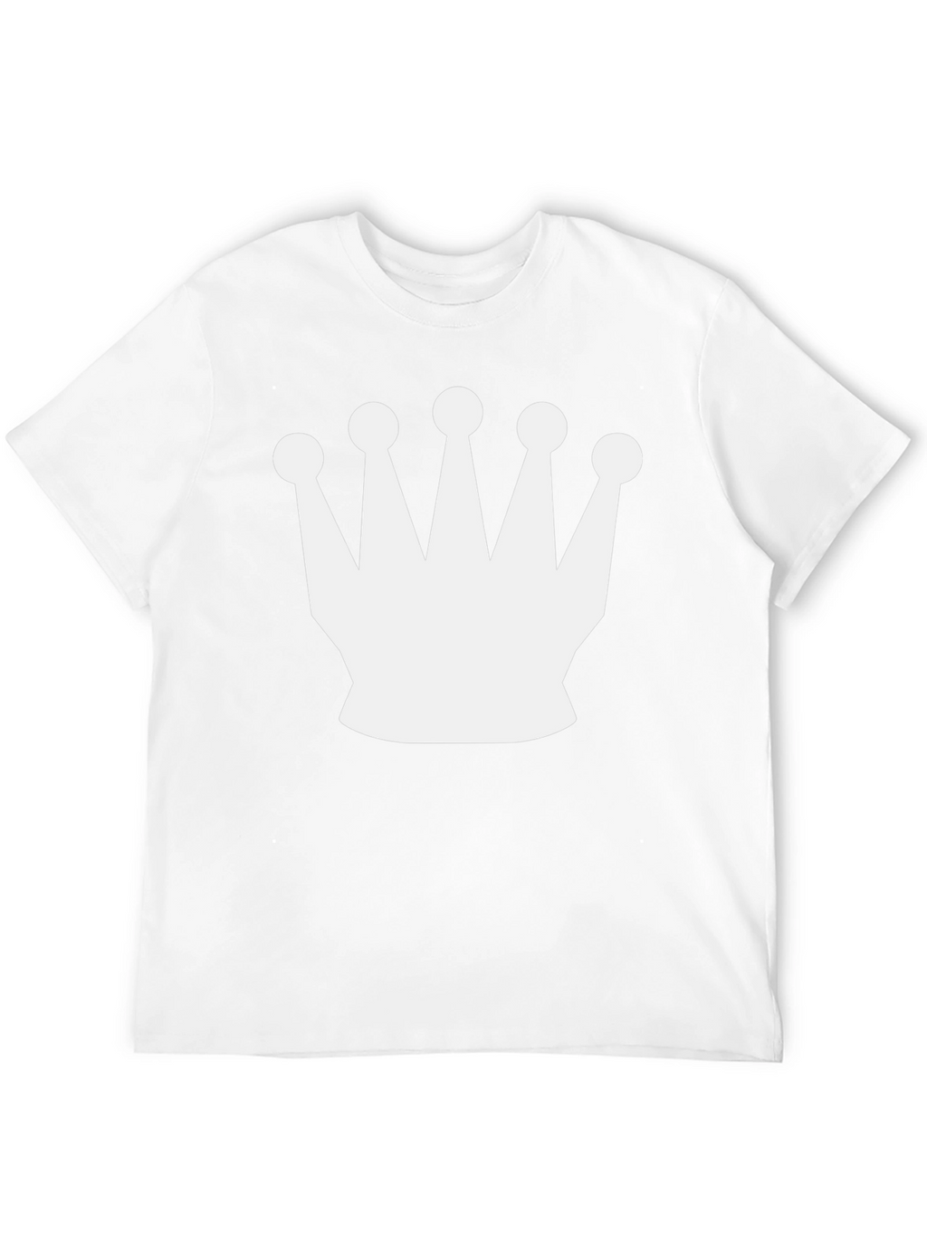 Crown Graphic Tee - Black Casual T-Shirt
