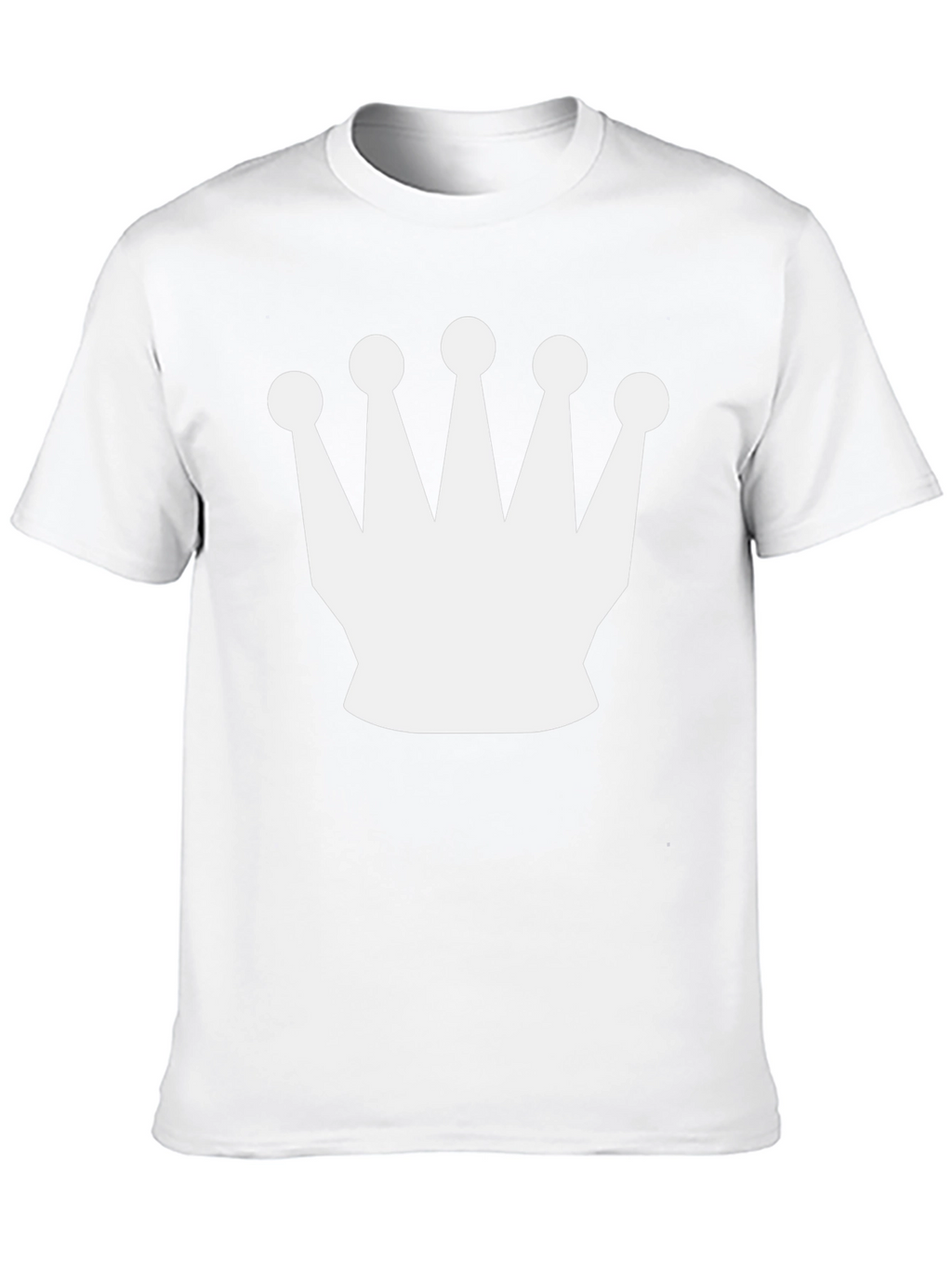 Crown Graphic Tee - Black Casual T-Shirt