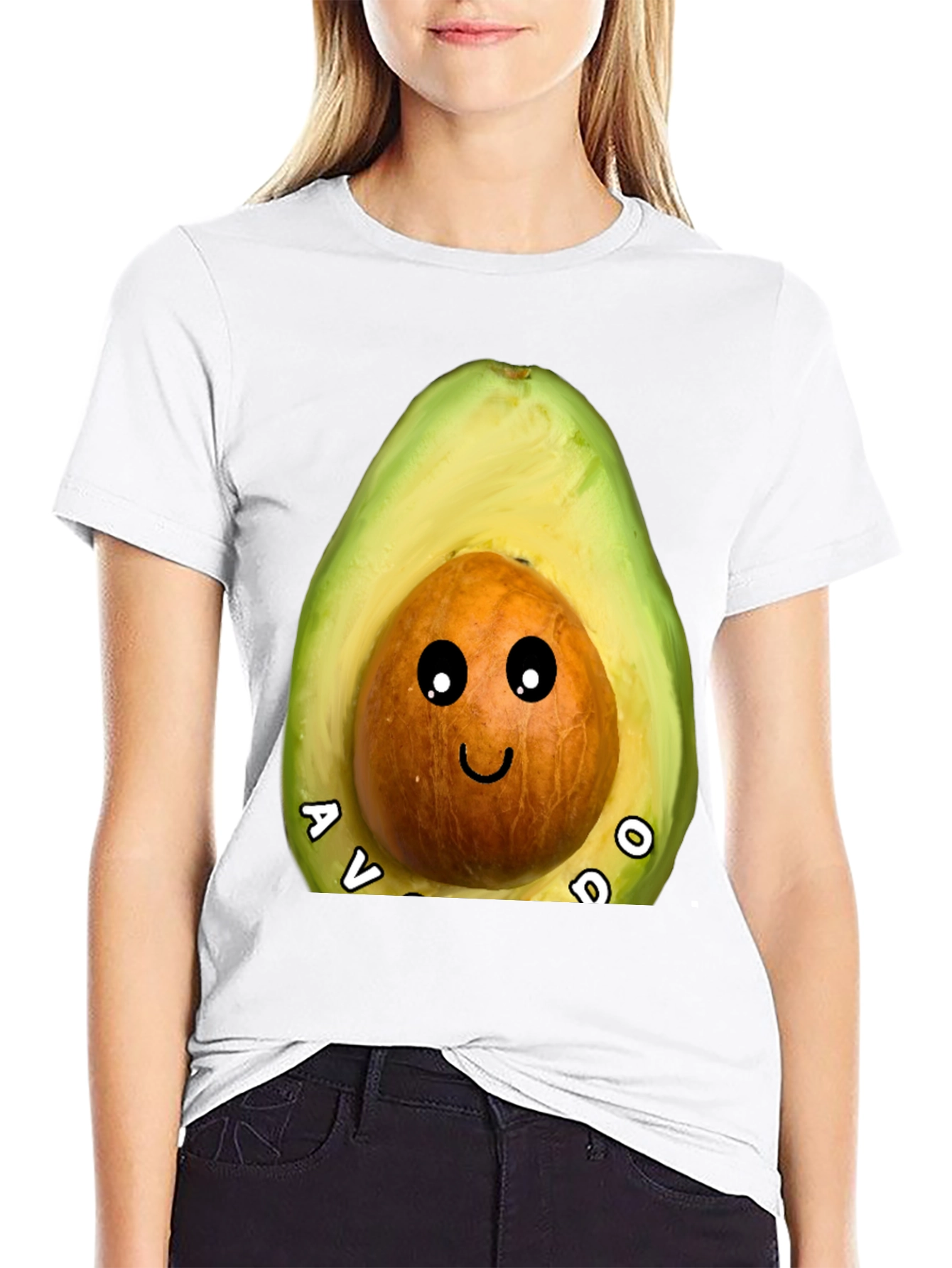 Avocado Graphic Tee - Cute Fruit Humor Shirt