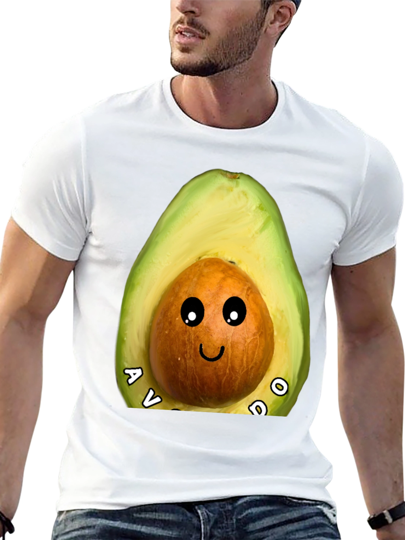 Avocado Graphic Tee - Cute Fruit Humor Shirt